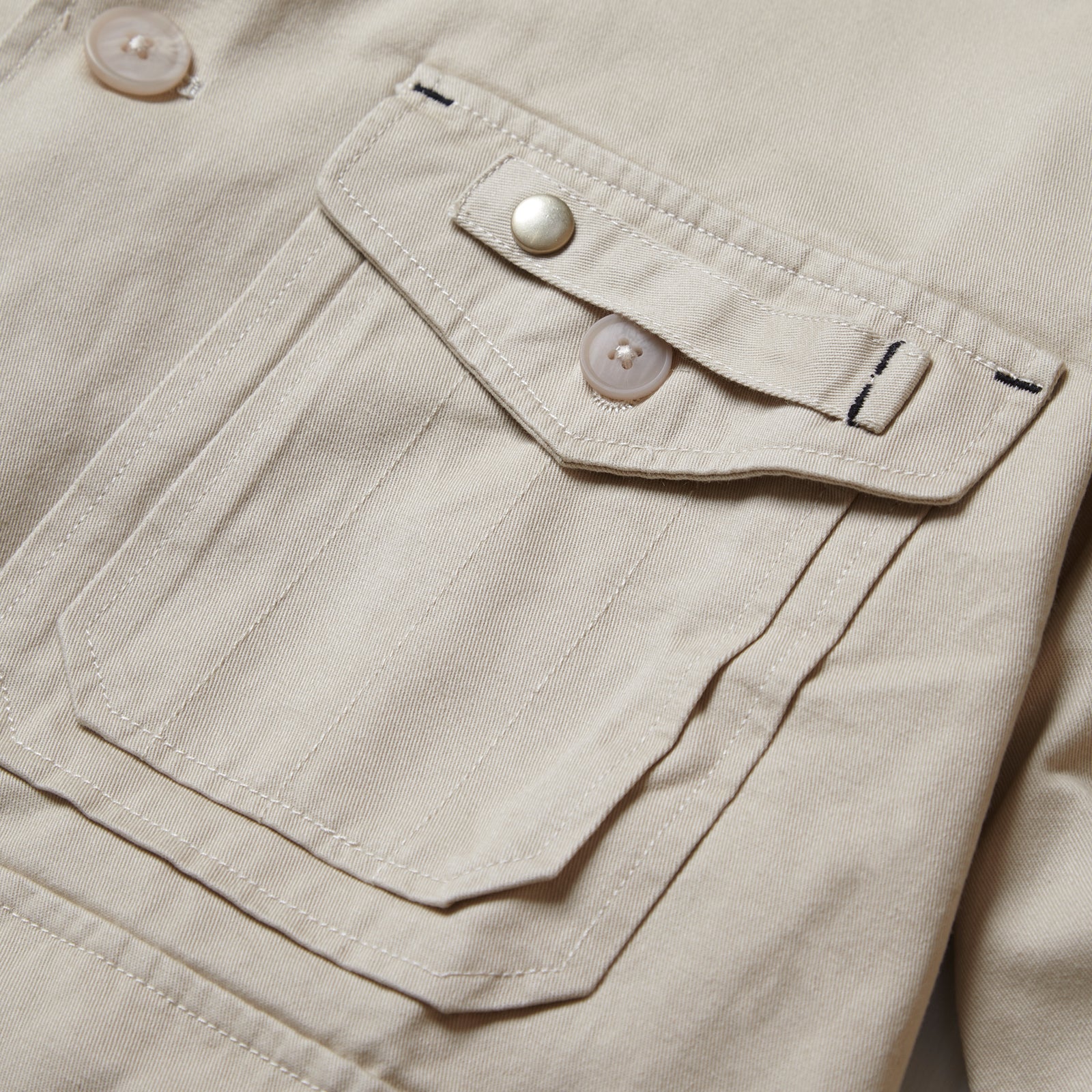 Blacksmith - Shawl Collar Work Jacket - Natural - Image 4