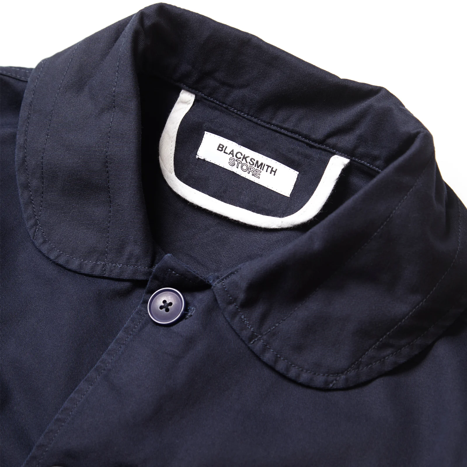 Blacksmith - Shawl Collar Work Jacket - Navy - Image 2