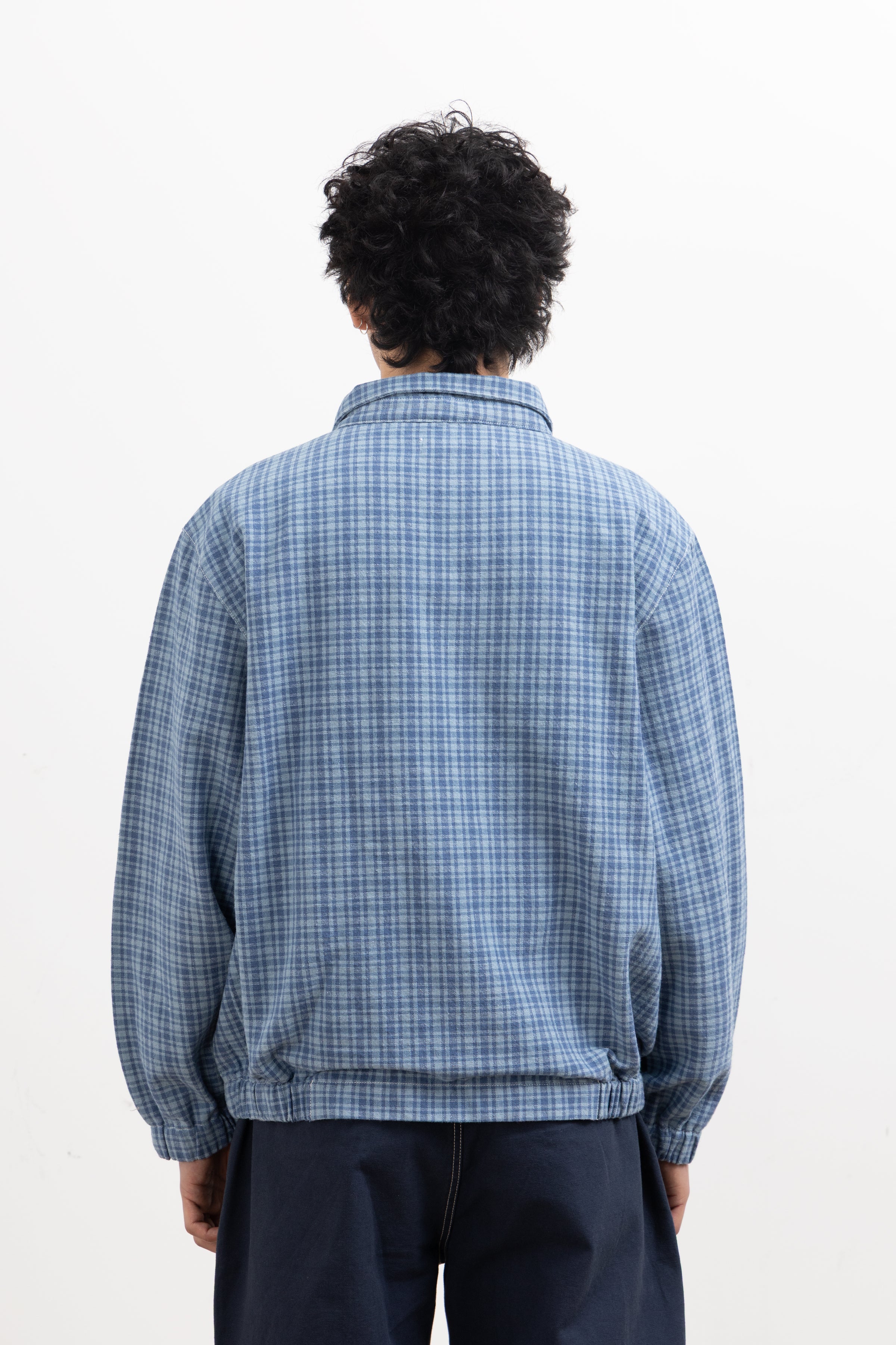 Blacksmith - Sports Harrington - Blue Check - Image 4