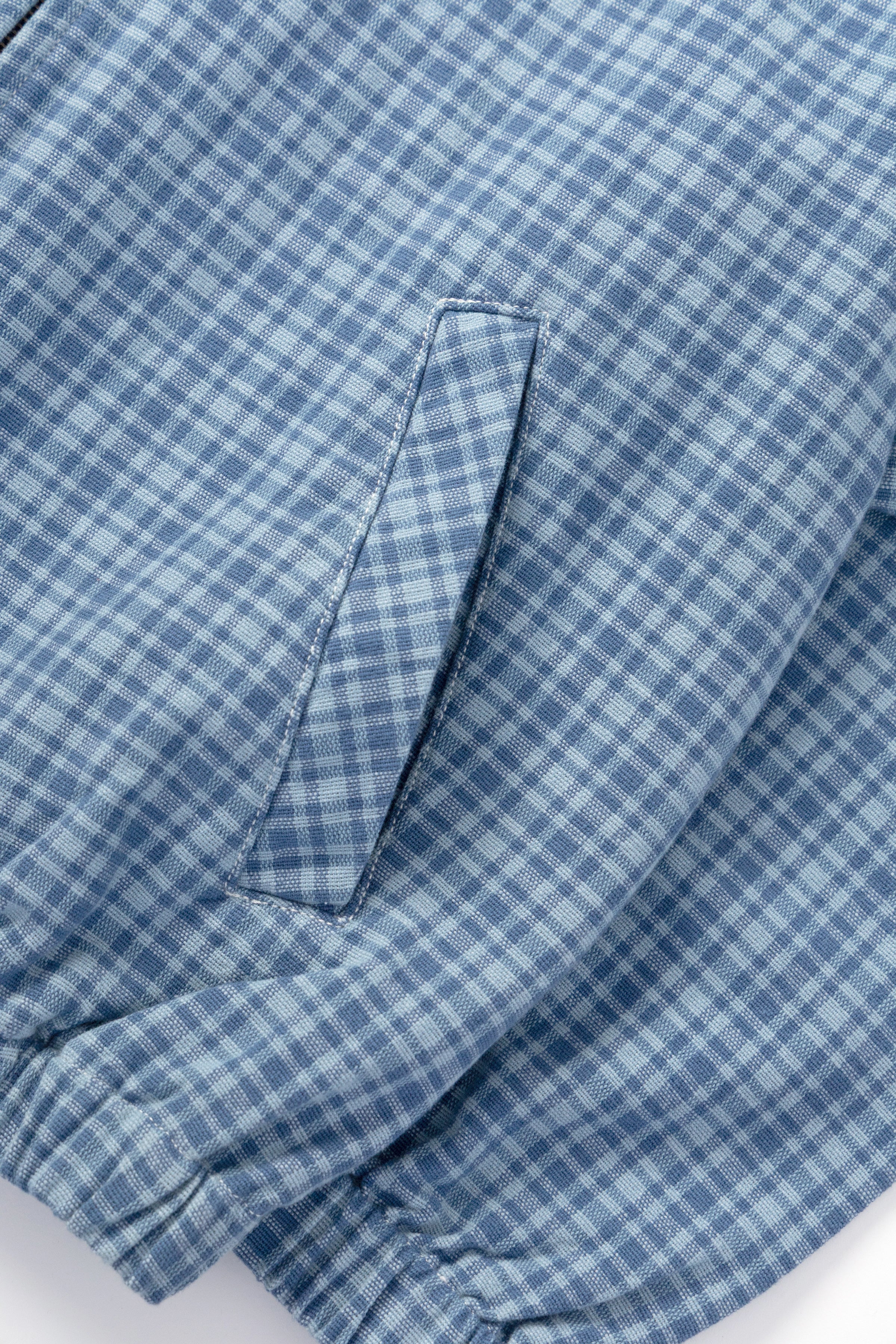 Blacksmith - Sports Harrington - Blue Check - Image 7
