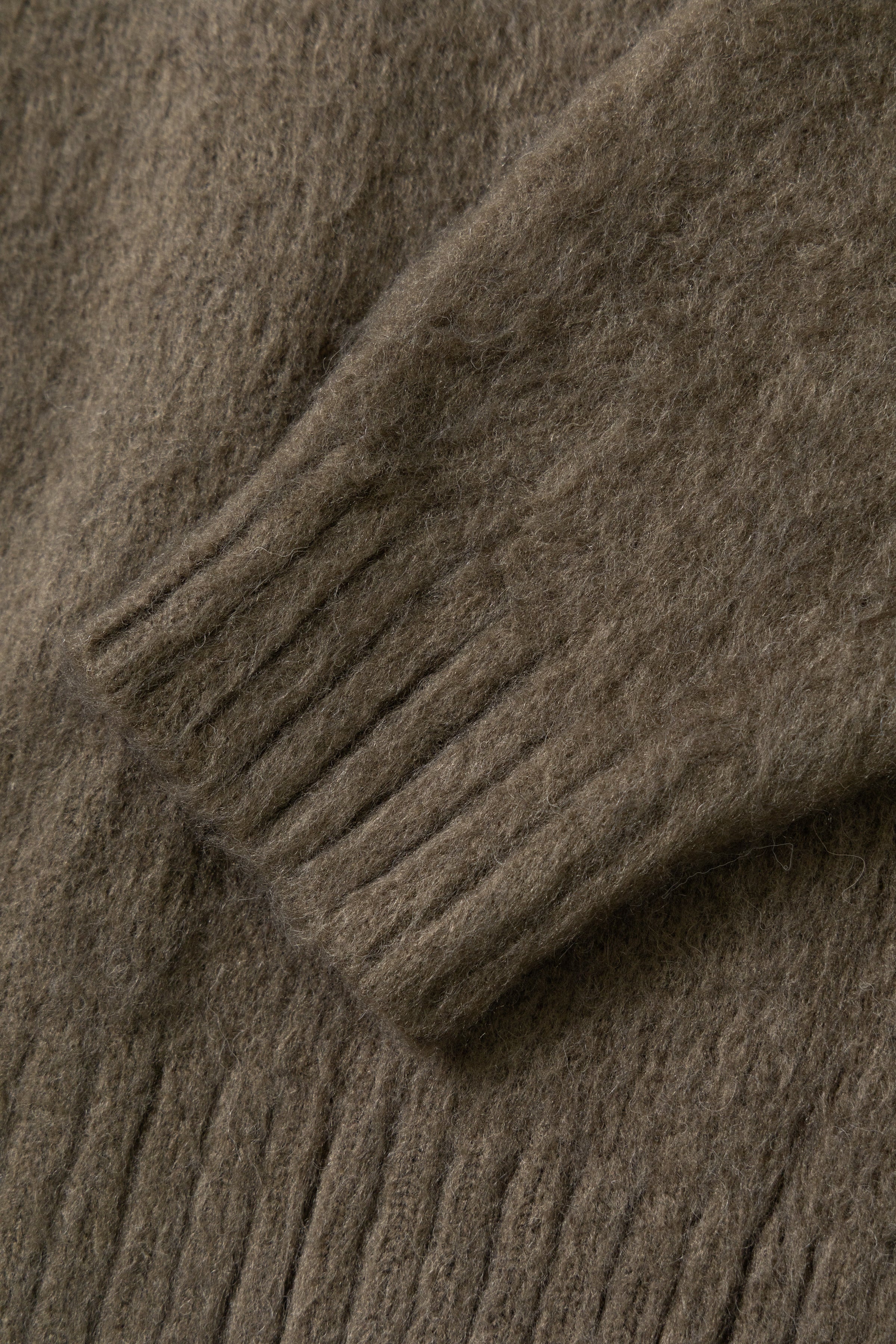 Blacksmith - Stand Collar Cardigan - Olive - Image 9