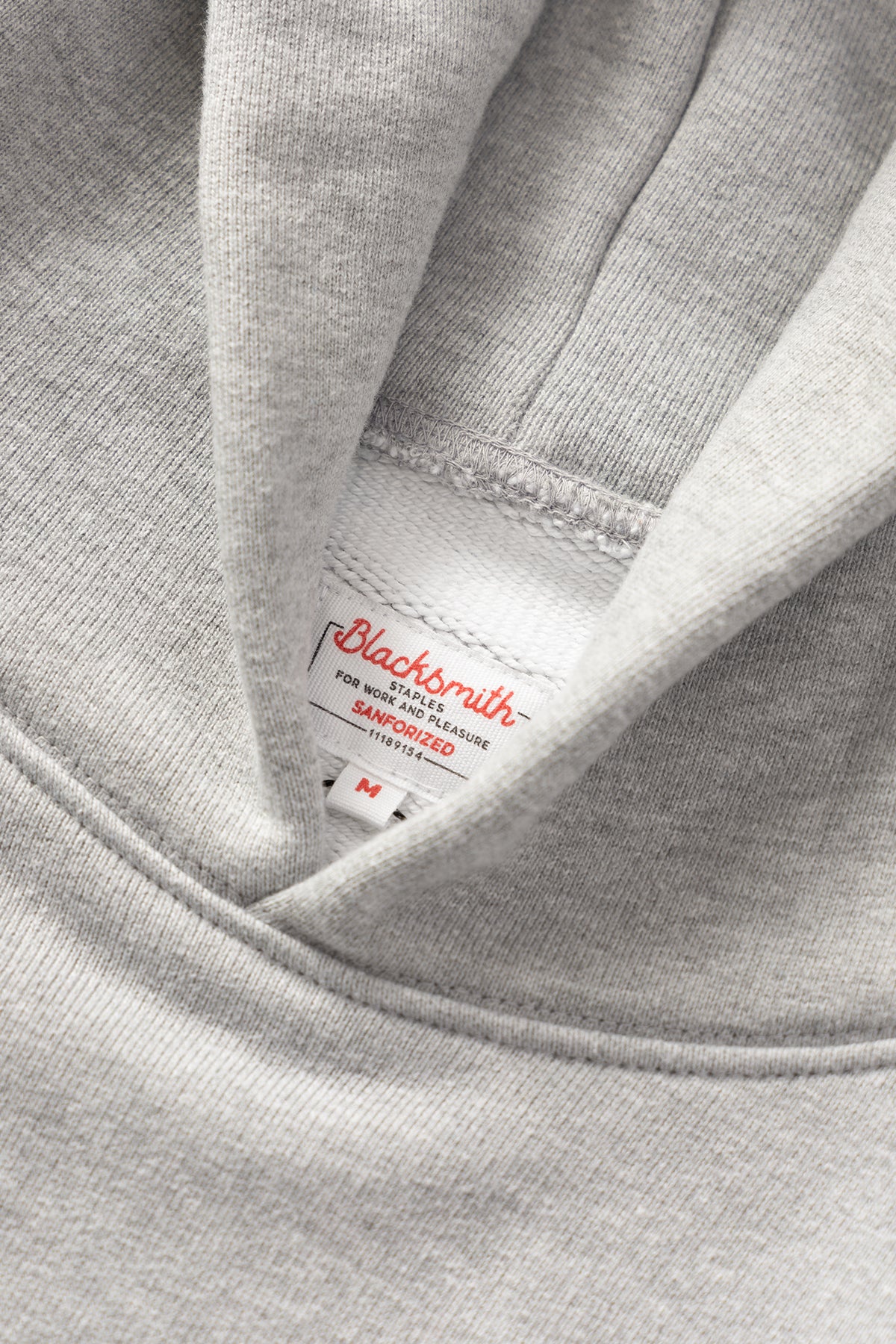 Blacksmith - 750GSM Utility Hoodie - Grey - Image 8