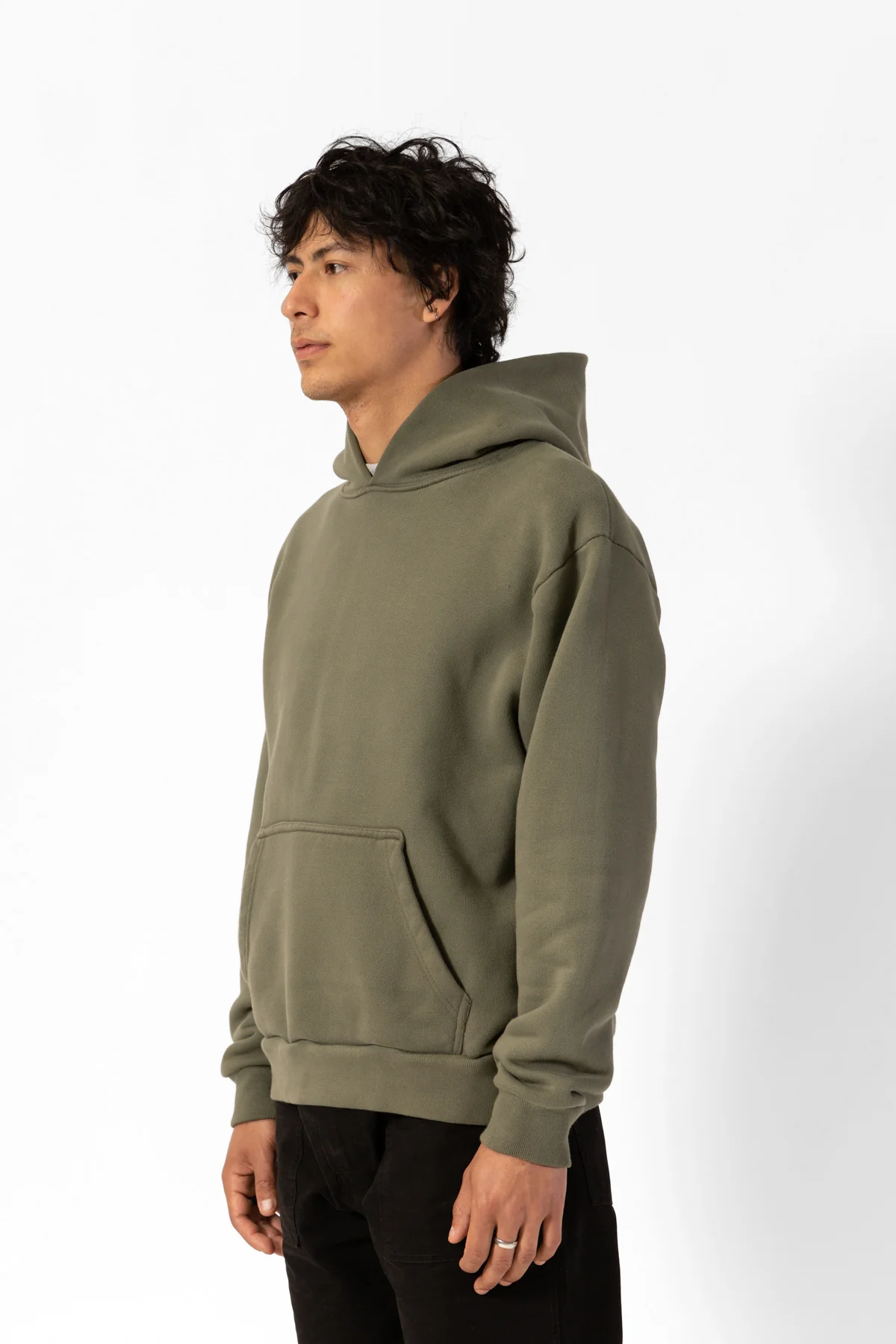 Blacksmith - 750GSM Utility Hoodie - Olive - Image 4
