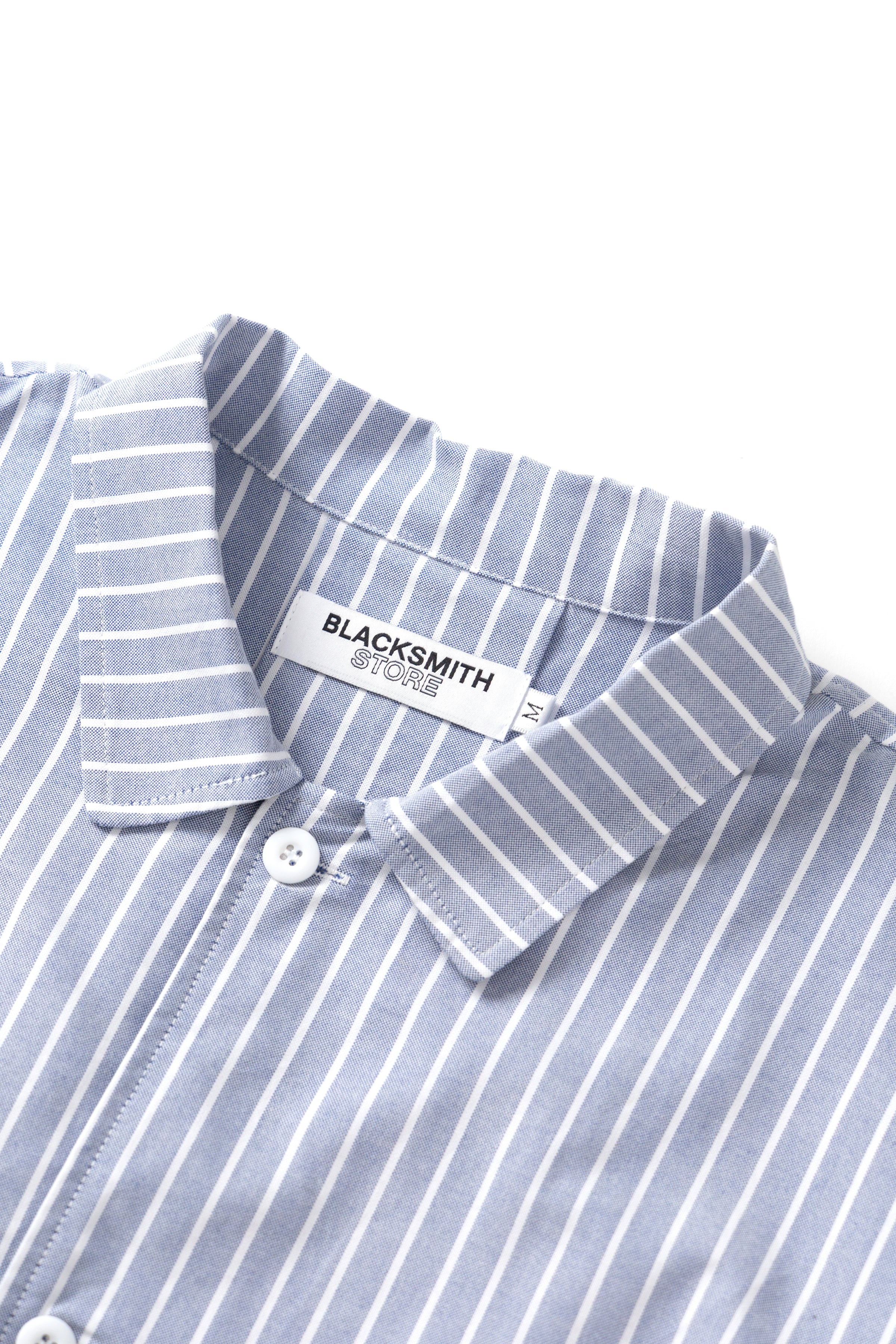 Blacksmith - Striped 50's Blouson - Blue - Image 8