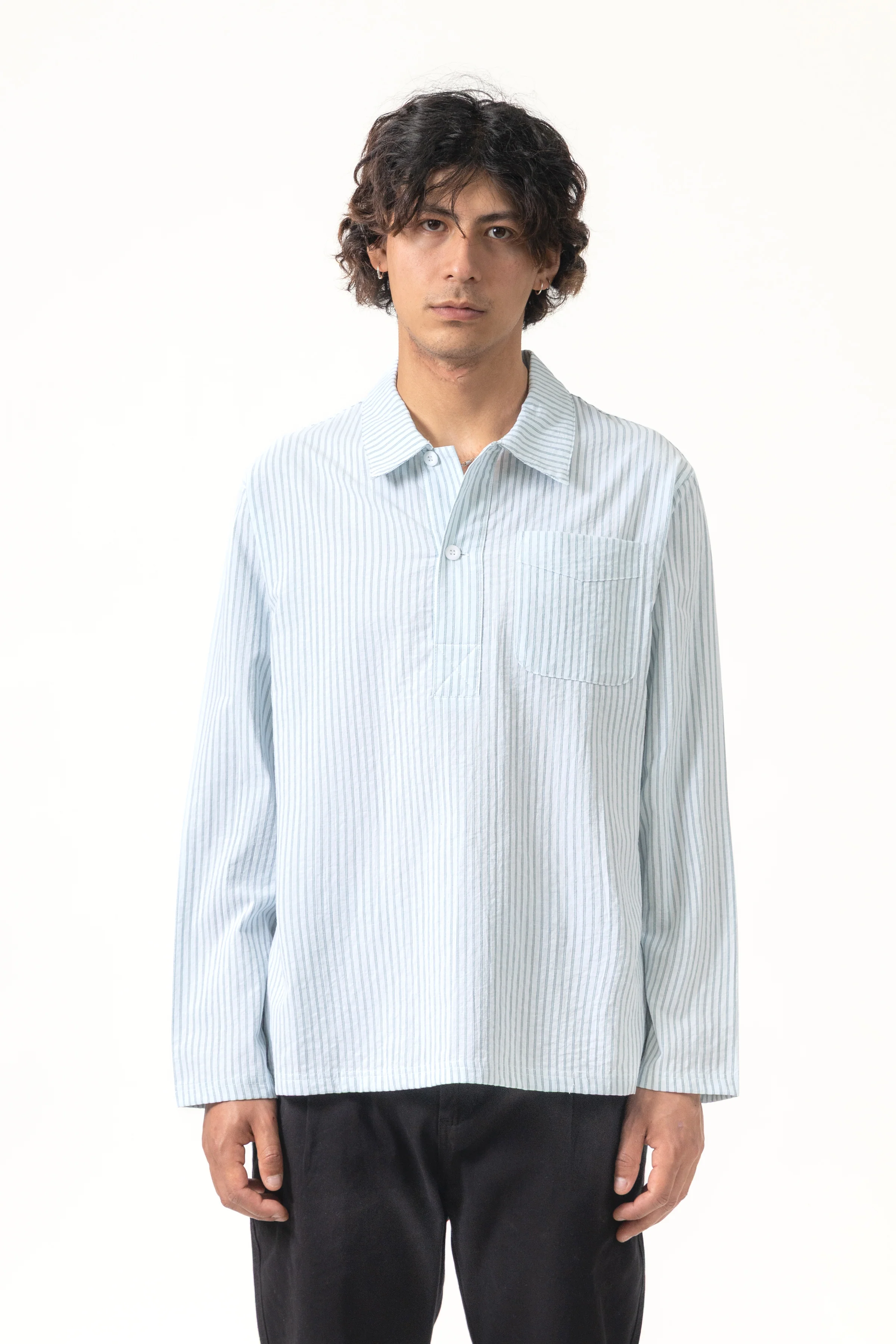 Blacksmith - Striped Two Button Popover - Green - Image 2