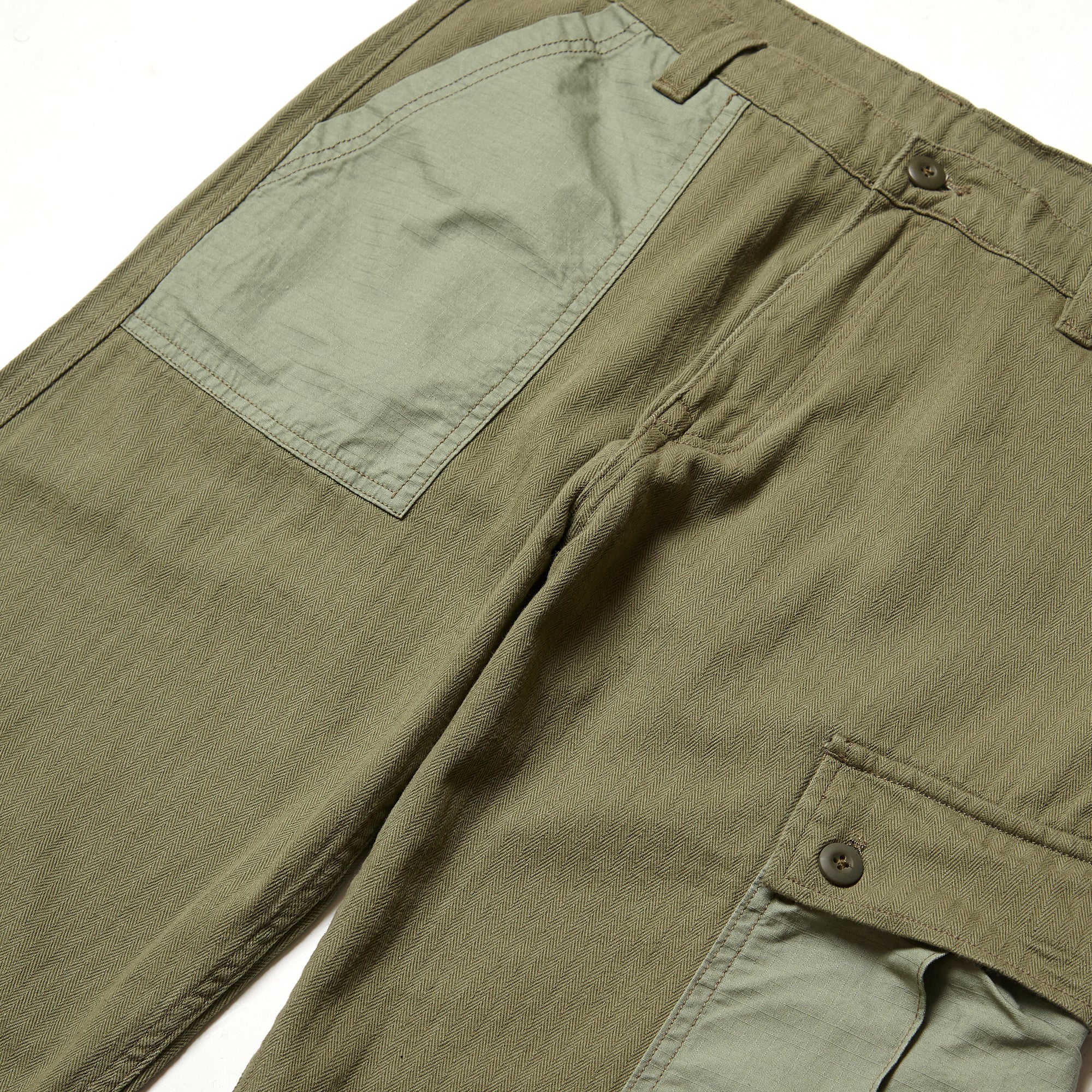 Blacksmith - Tonal Cargo Pants - Olive - Image 2