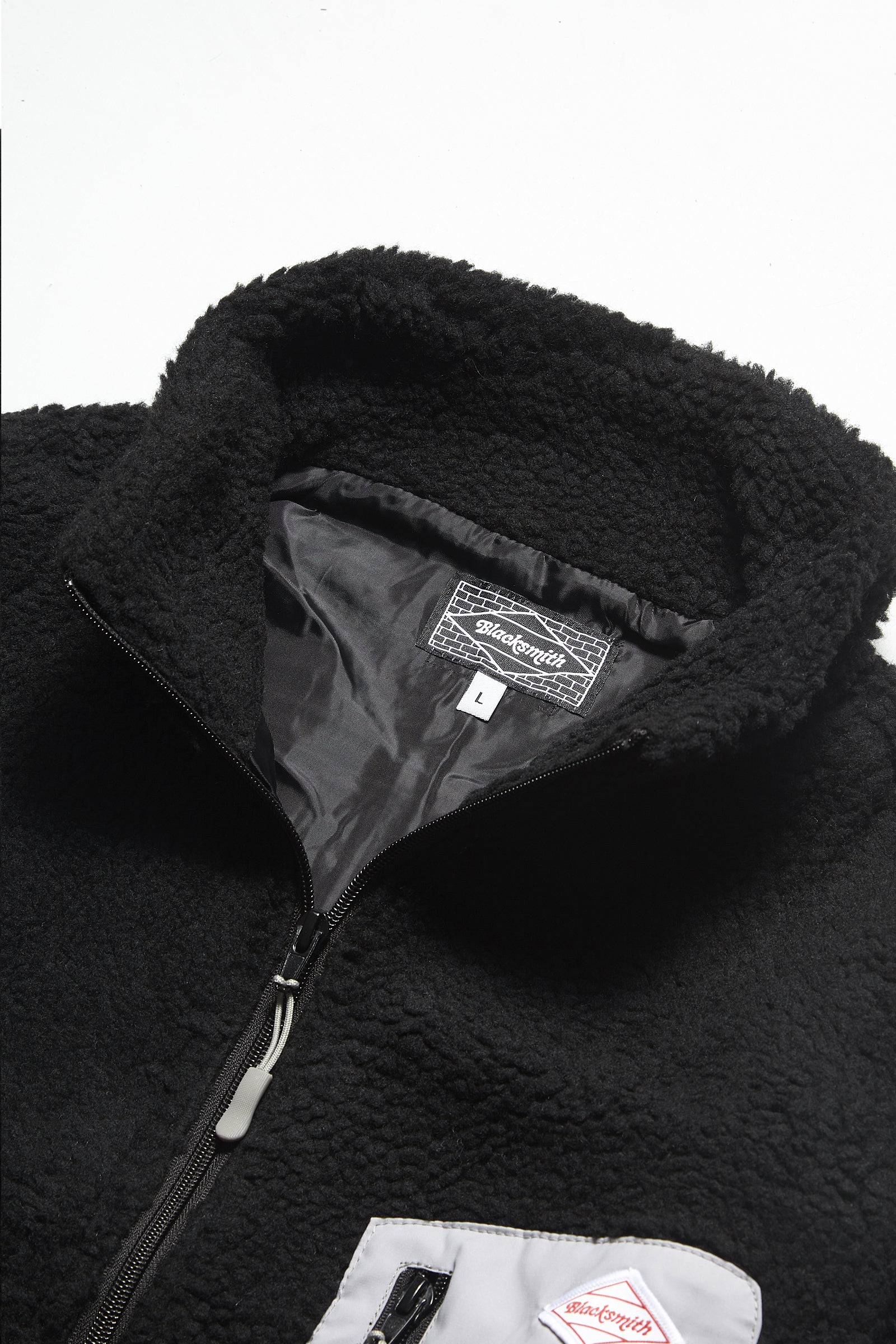Blacksmith - Trek Pile Zip Fleece - Black - Image 2