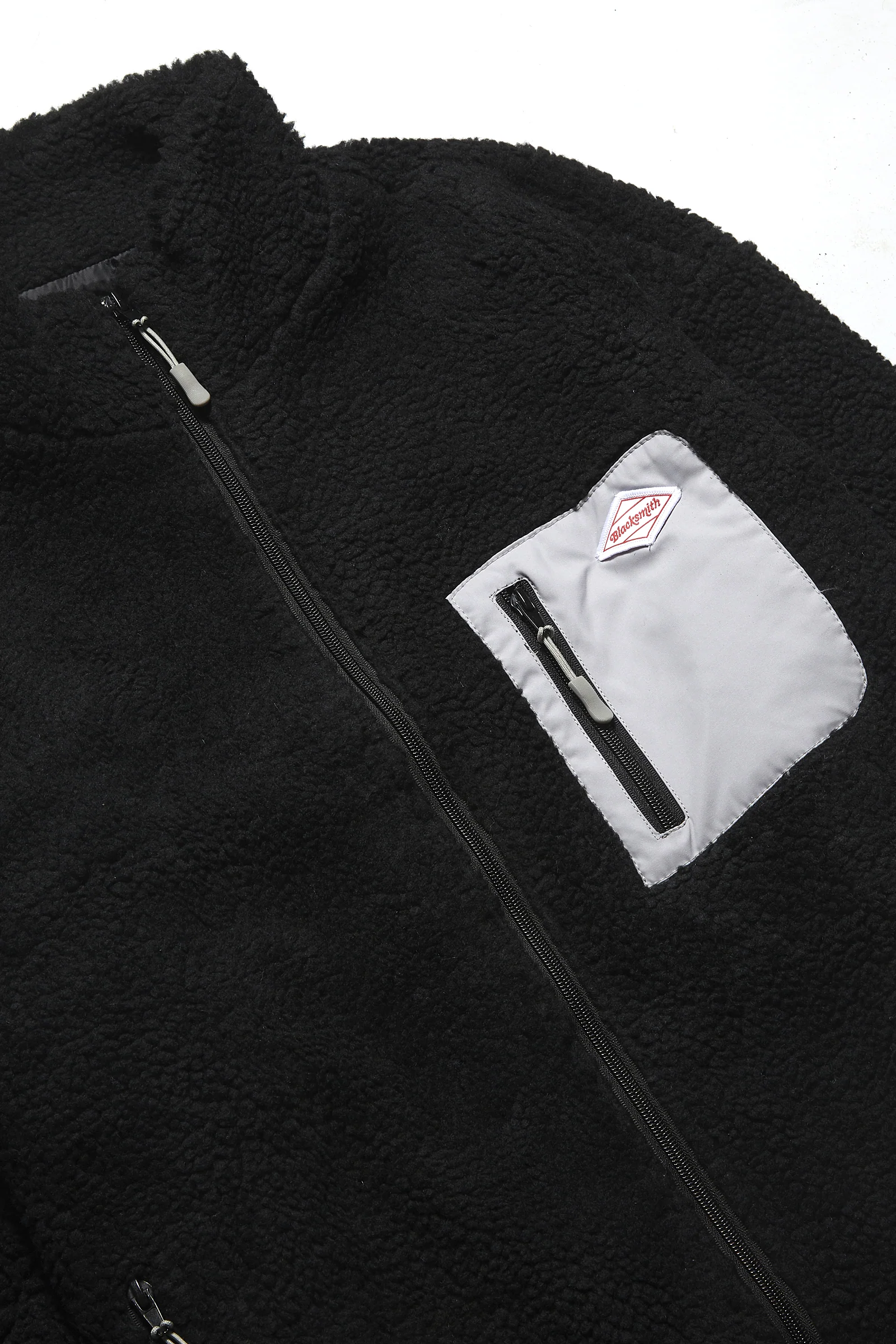 Blacksmith - Trek Pile Zip Fleece - Black - Image 3