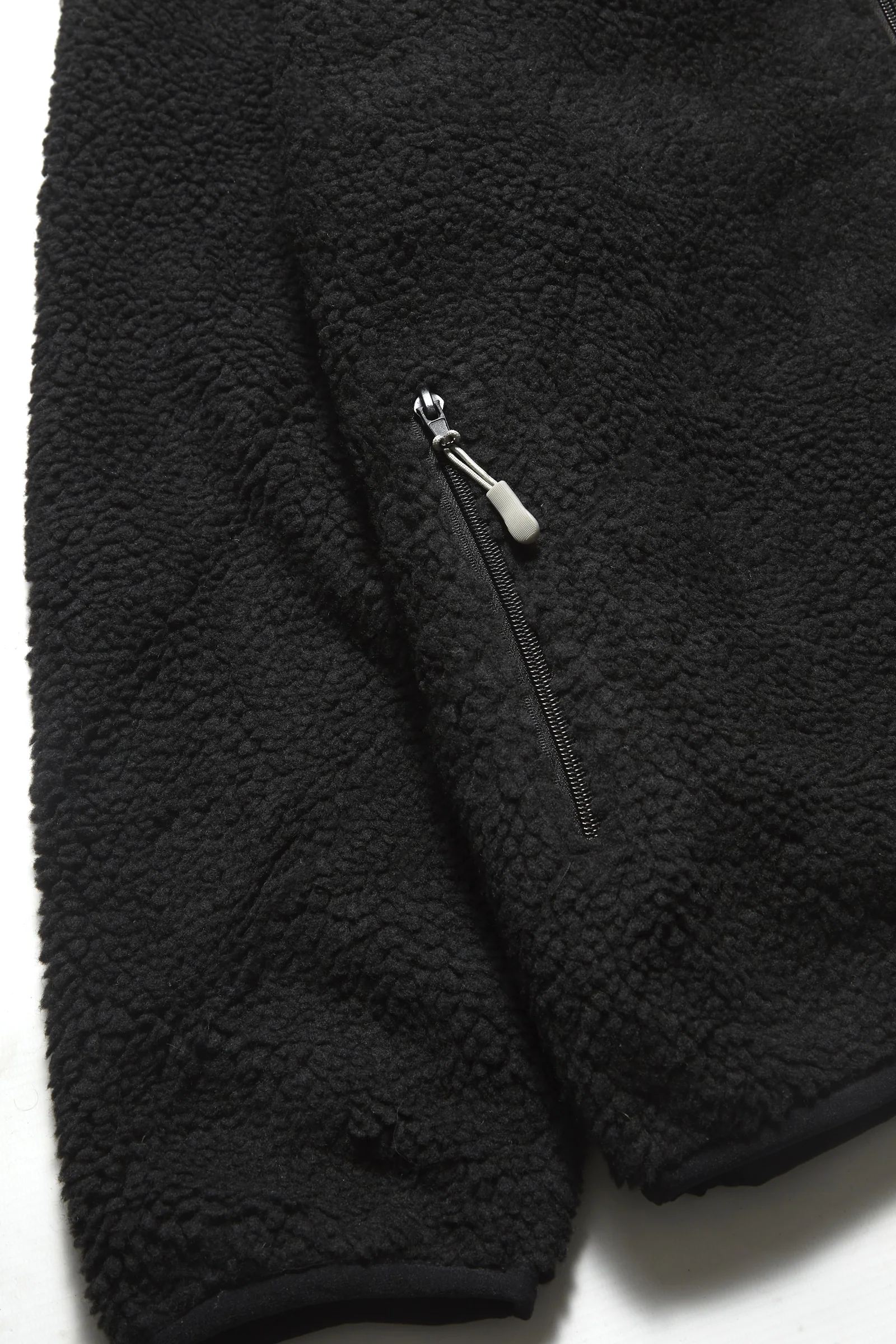 Blacksmith - Trek Pile Zip Fleece - Black - Image 4