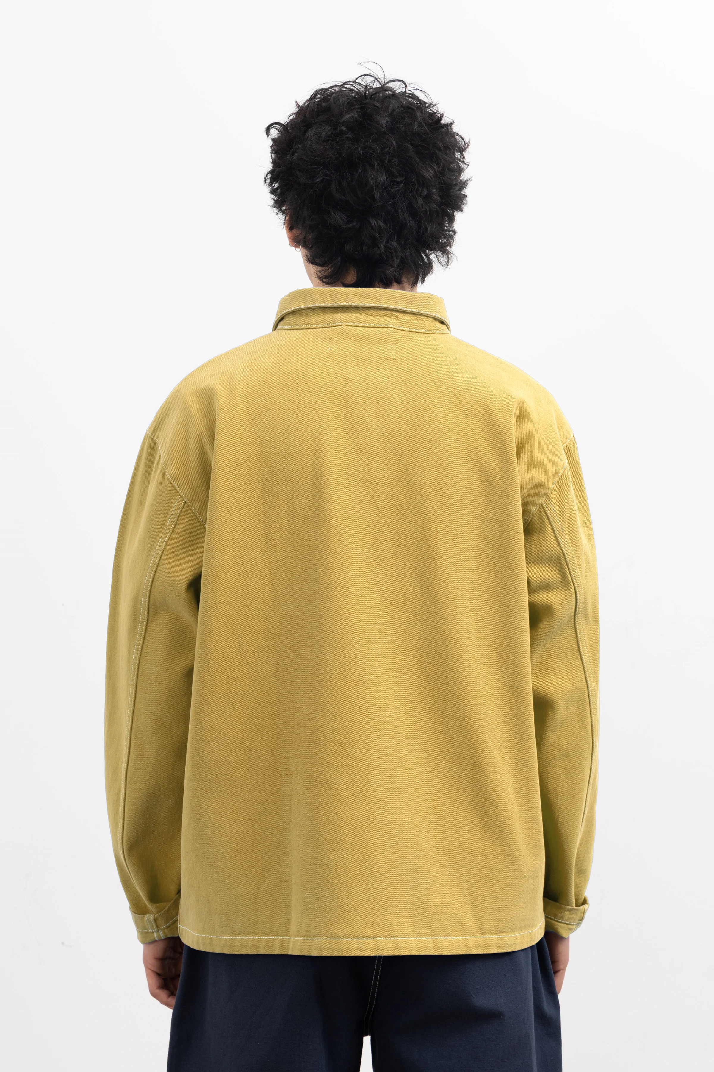 Blacksmith - Twill Two Button Popover - Chartreuse - Image 4
