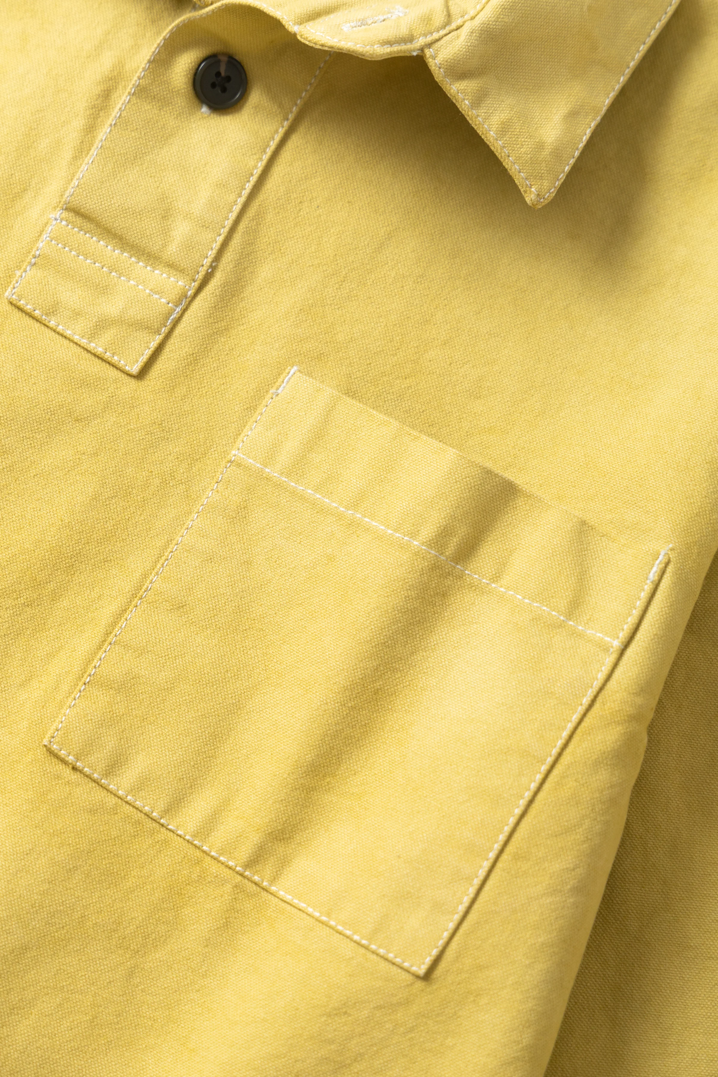 Blacksmith - Twill Two Button Popover - Chartreuse - Image 8