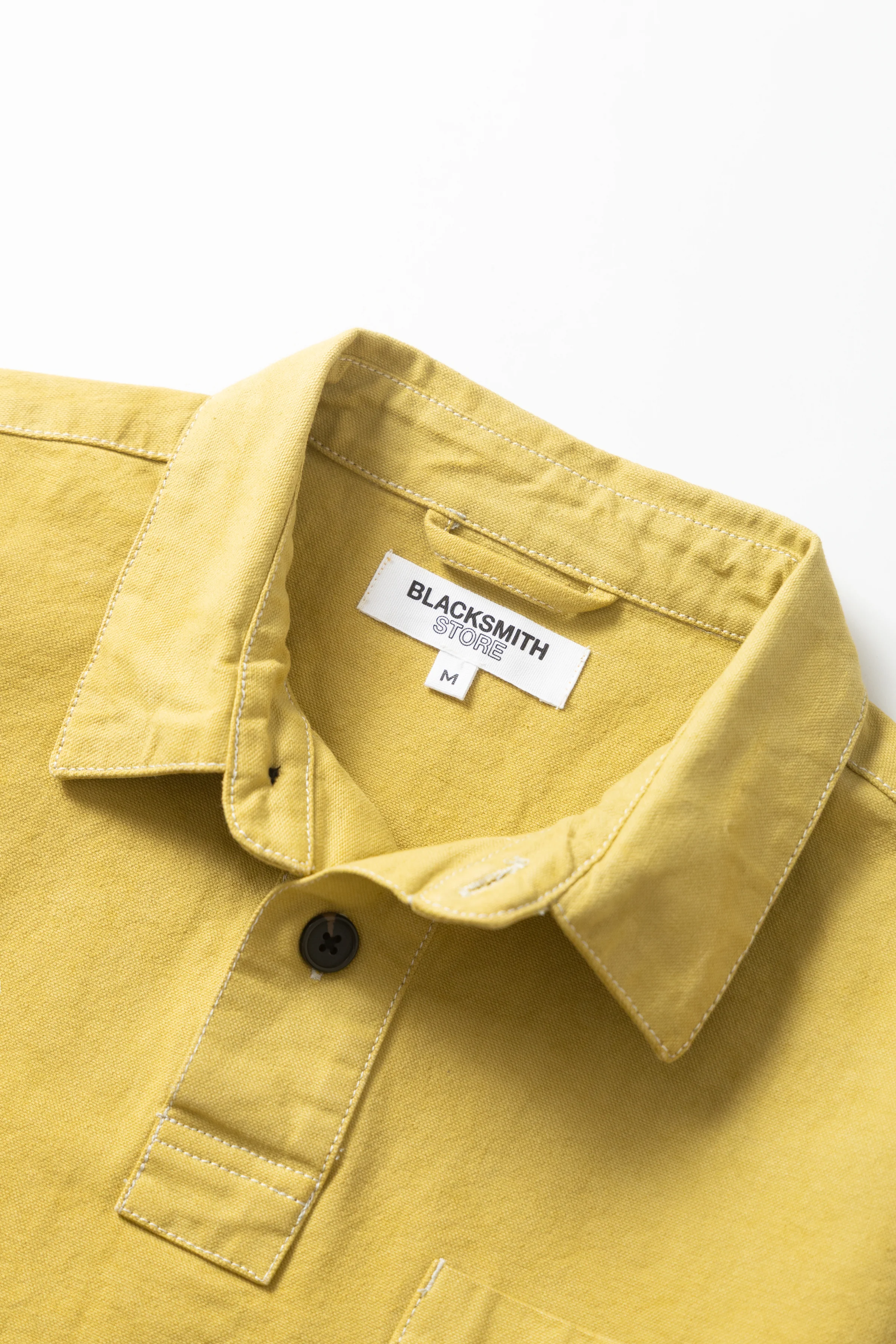 Blacksmith - Twill Two Button Popover - Chartreuse - Image 9