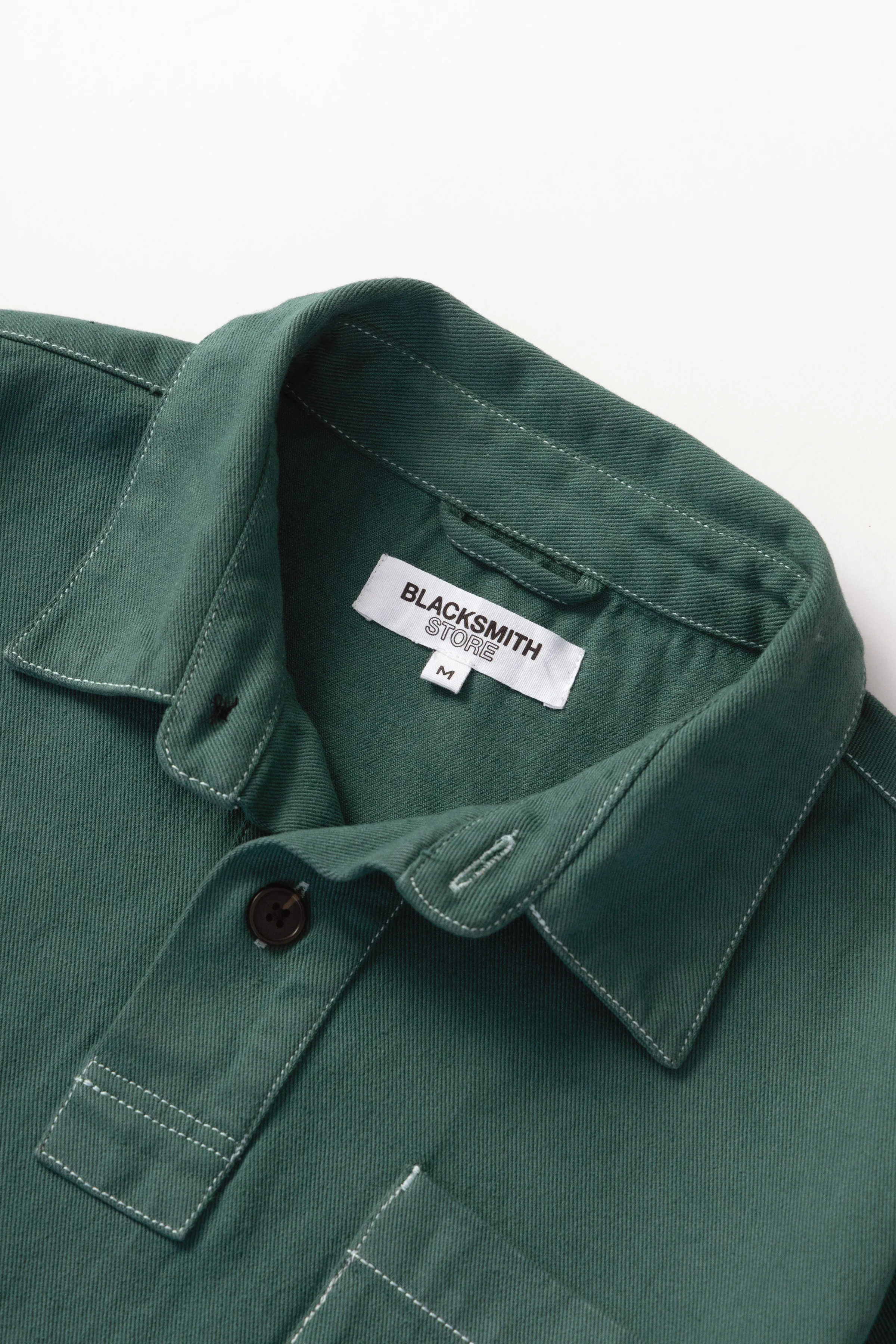 Blacksmith - Twill Two Button Popover - Evergreen - Image 7