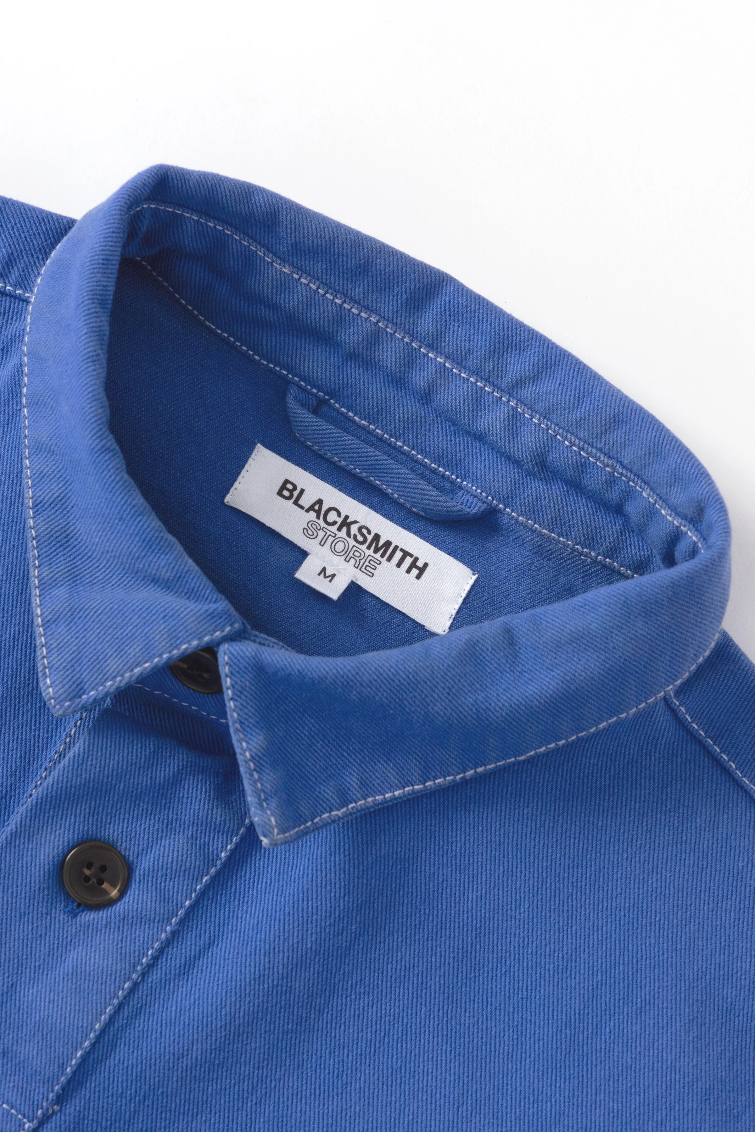 Blacksmith - Twill Two Button Popover - French Blue - Image 10