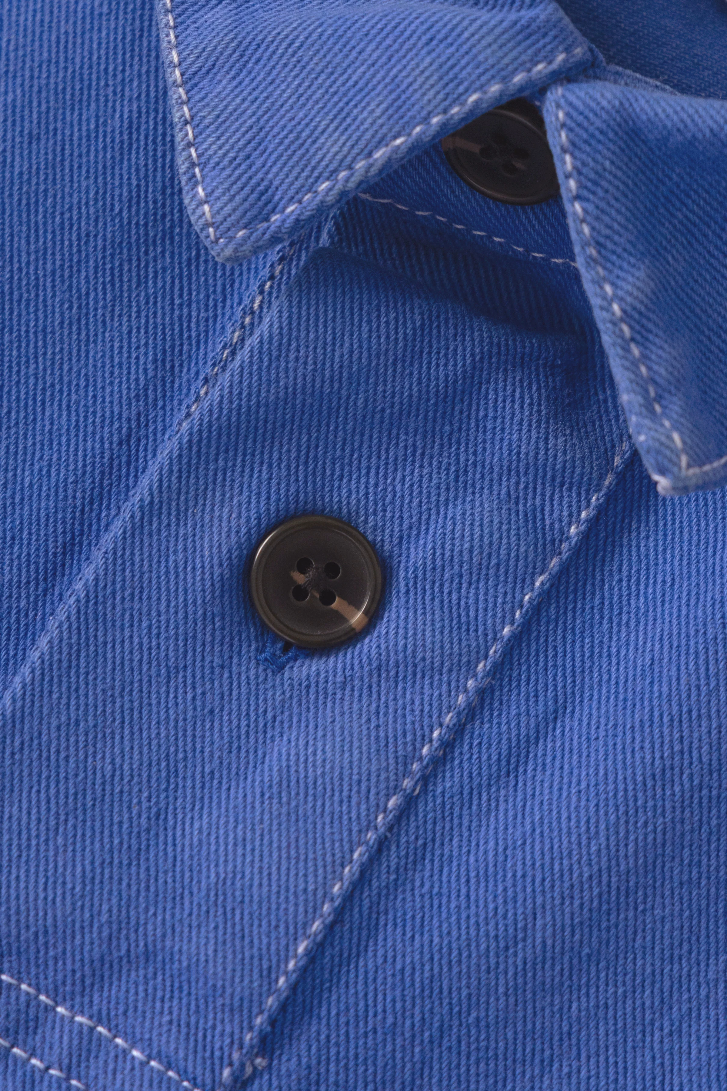 Blacksmith - Twill Two Button Popover - French Blue - Image 11