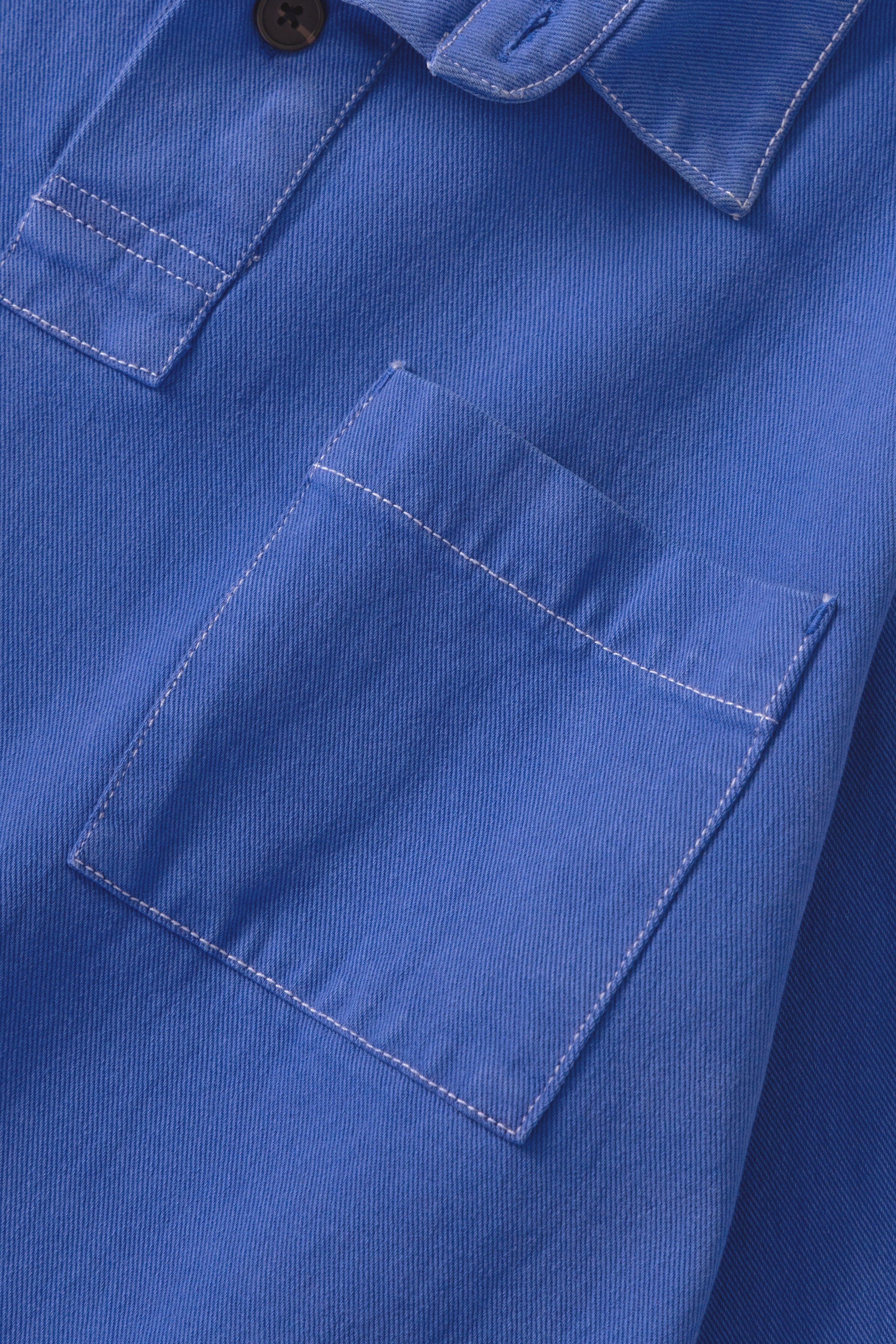 Blacksmith - Twill Two Button Popover - French Blue - Image 9