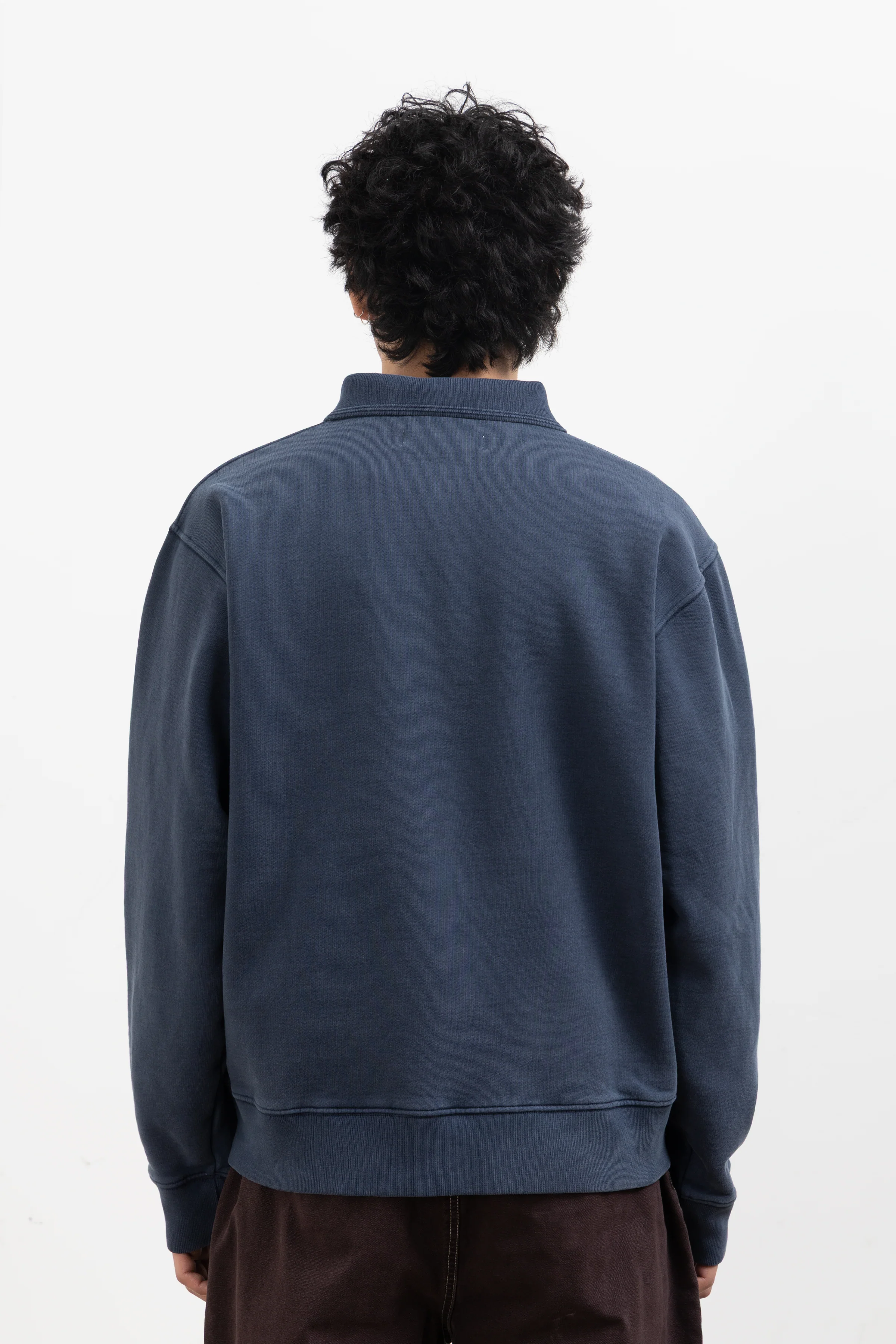 Blacksmith - Two Button Washed Rugby - Navy - Image 4