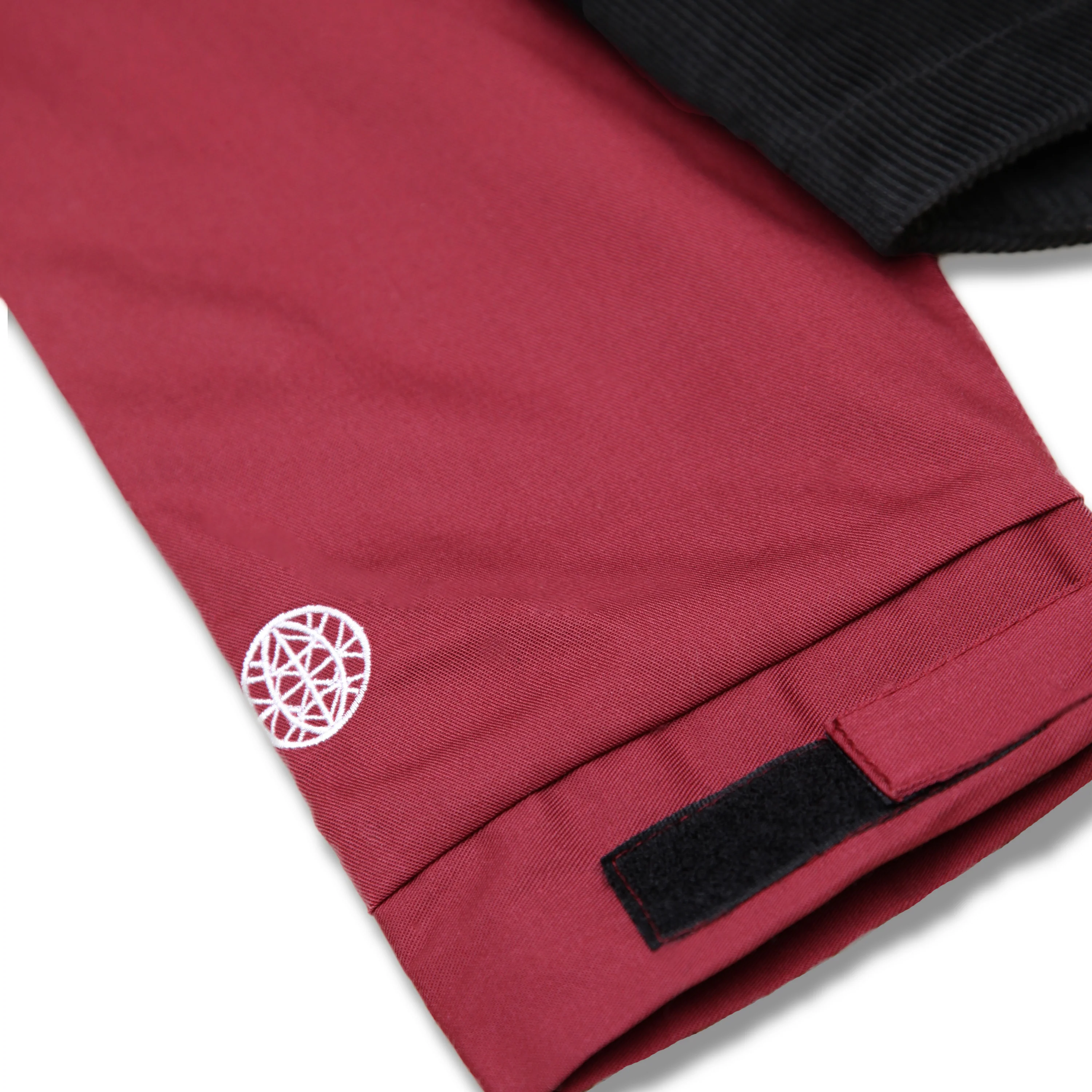 Blacksmith - Two Tone Corduroy/Canvas Pullover - Claret - Image 5