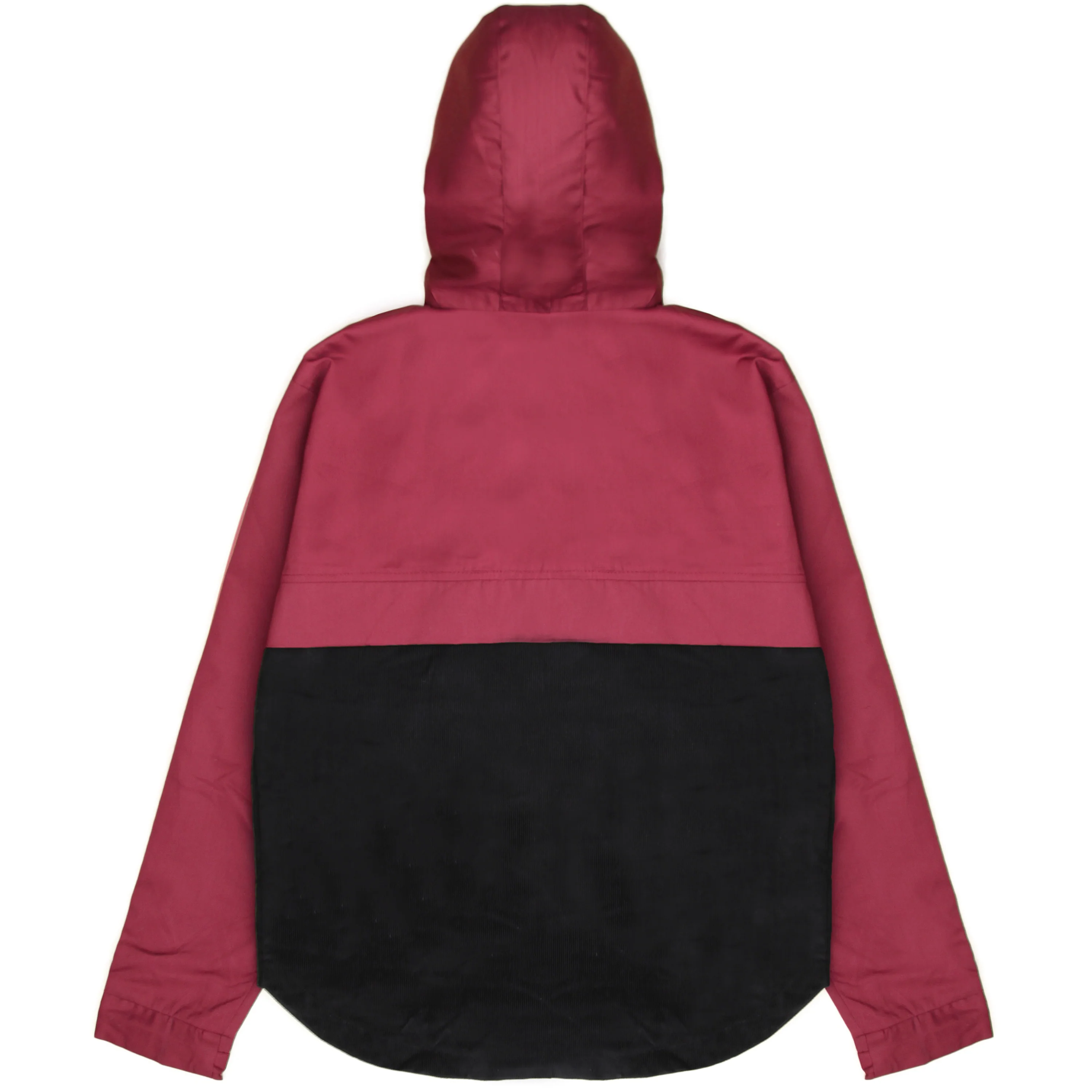 Blacksmith - Two Tone Corduroy/Canvas Pullover - Claret - Image 7