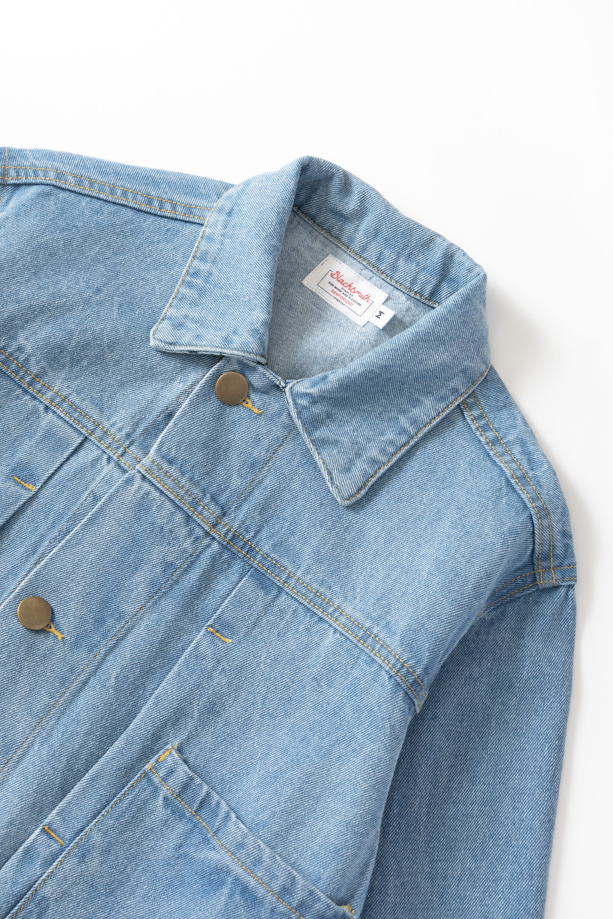 Blacksmith - Type-1 Jacket - Light Wash - Image 10