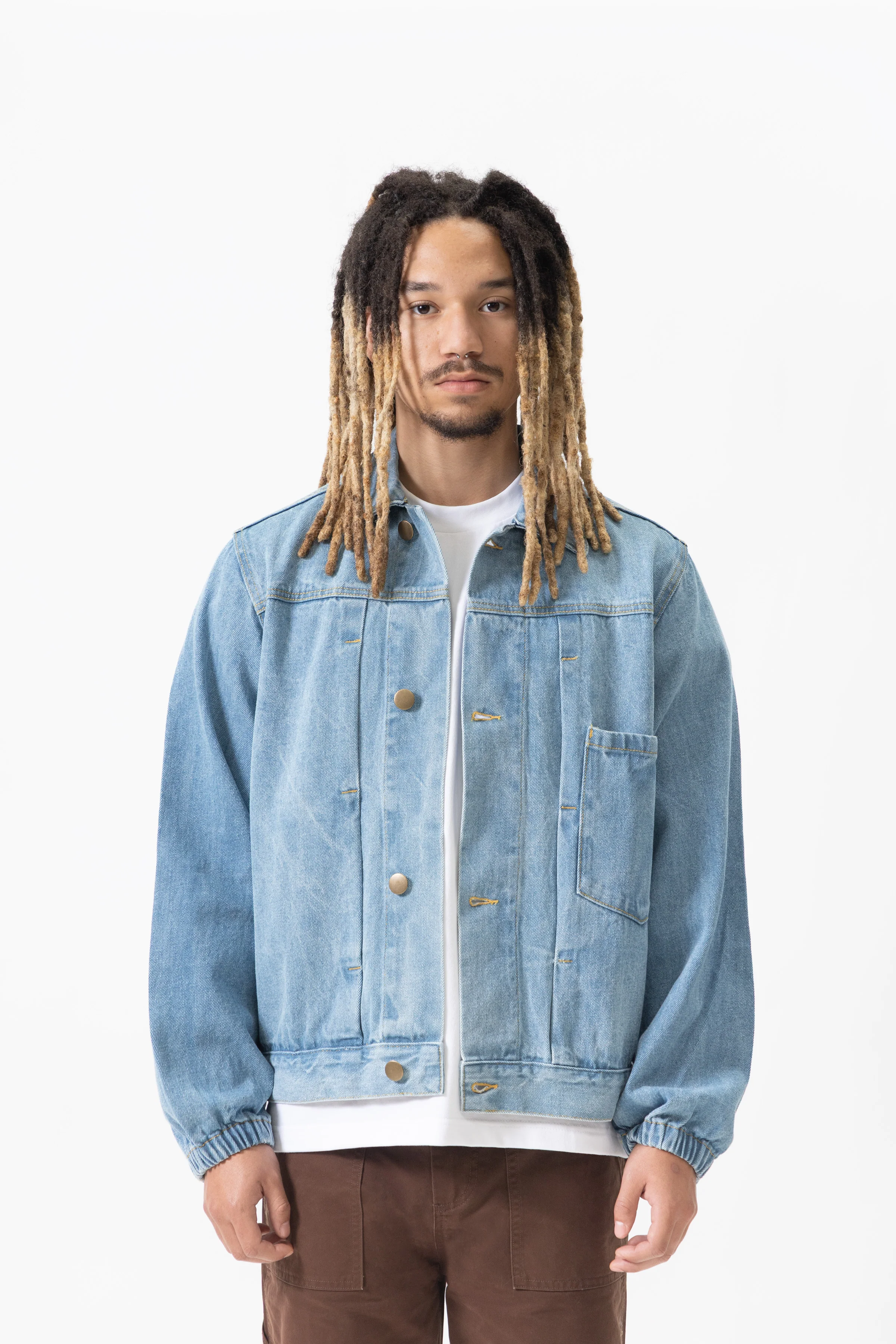 Blacksmith - Type-1 Jacket - Light Wash - Image 2