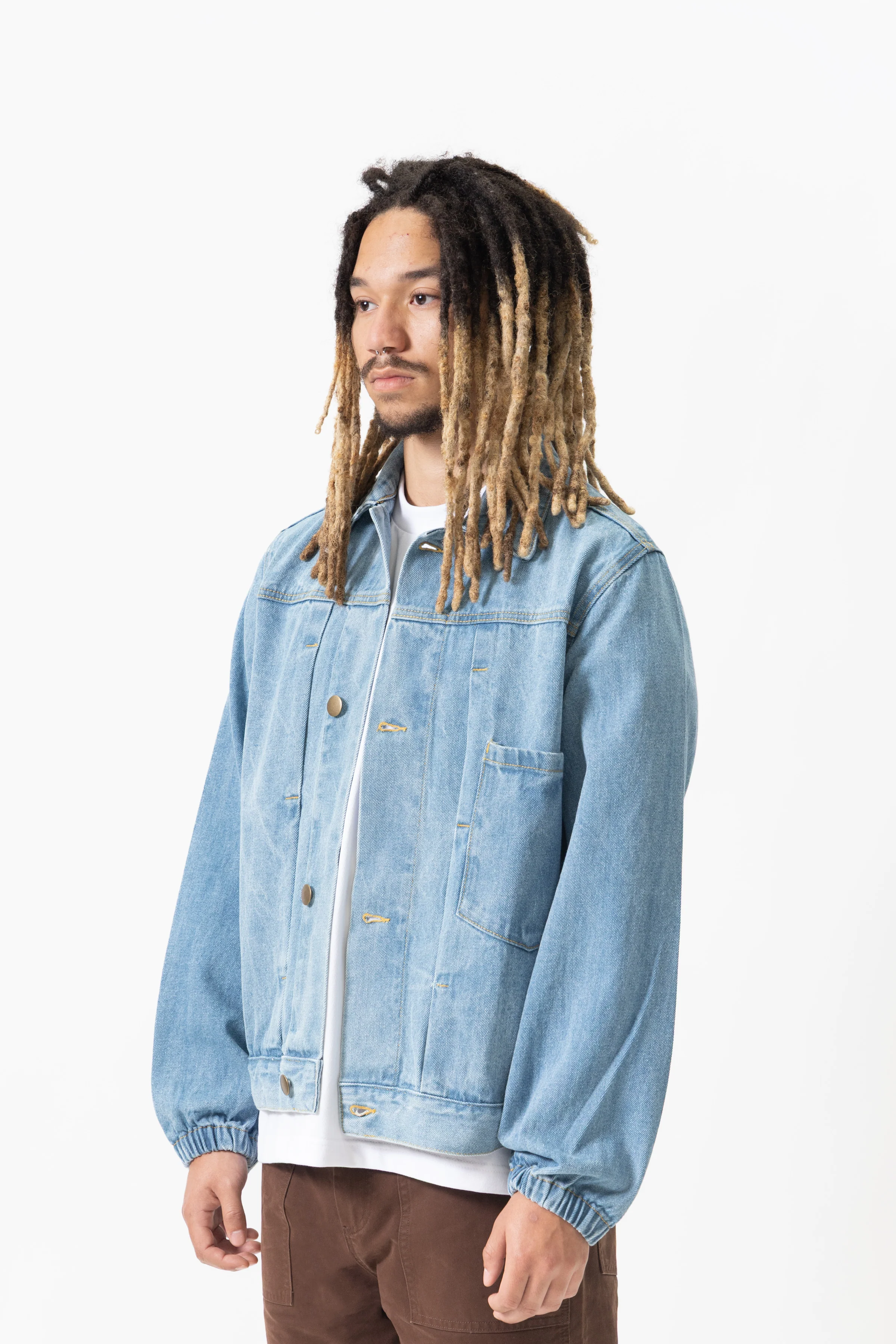 Blacksmith - Type-1 Jacket - Light Wash - Image 3