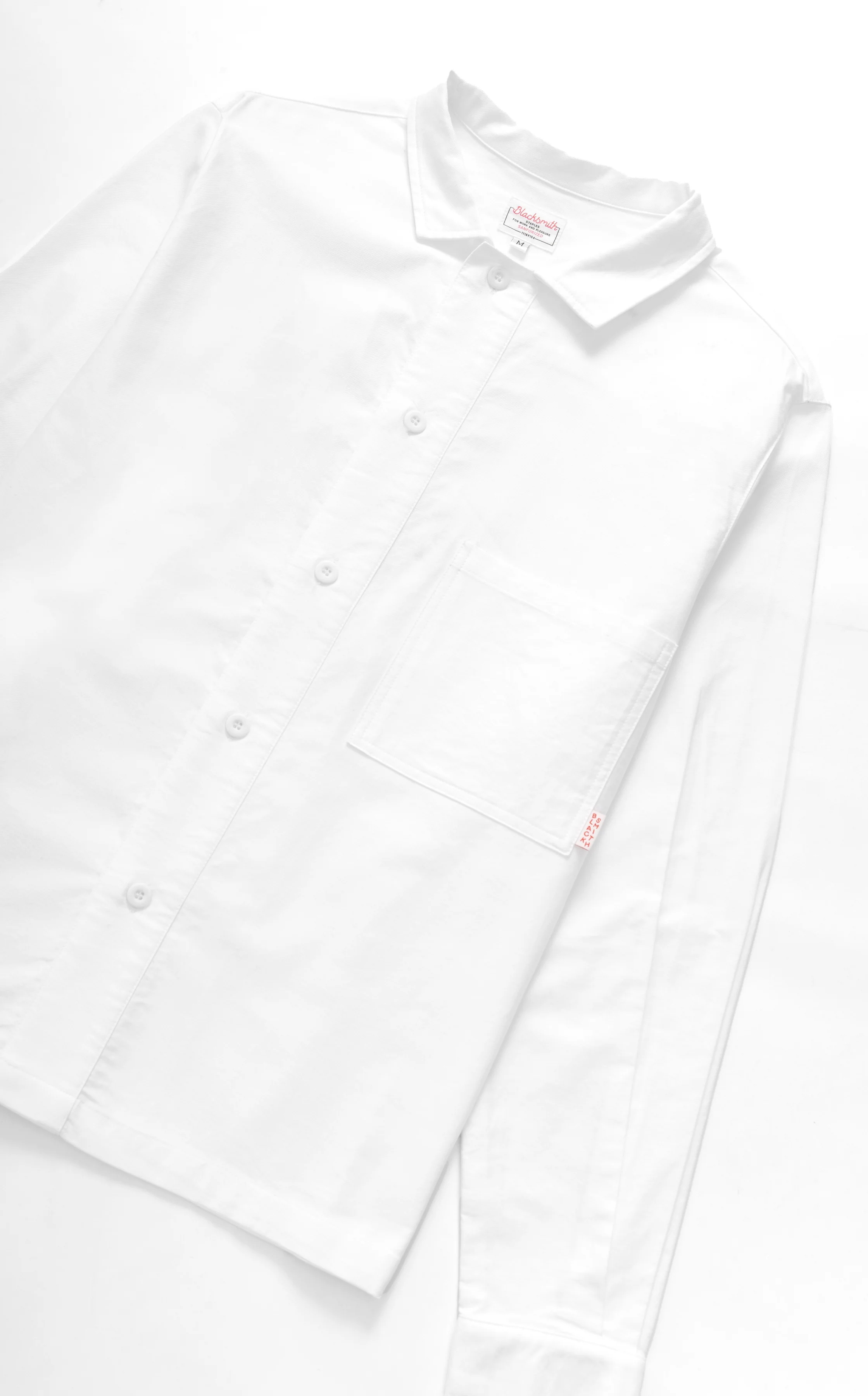 Blacksmith - 'Boxford' Utility Shirt - White - Image 3