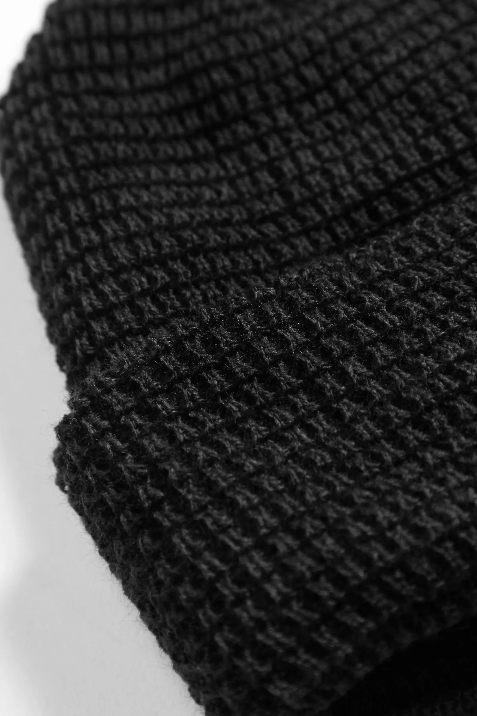 Blacksmith - Waffle Beanie - Black - Image 3
