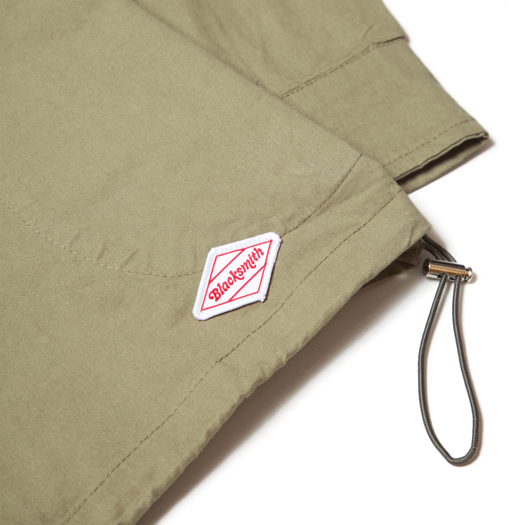Blacksmith - Washed Popover Shirt - Olive - Image 4