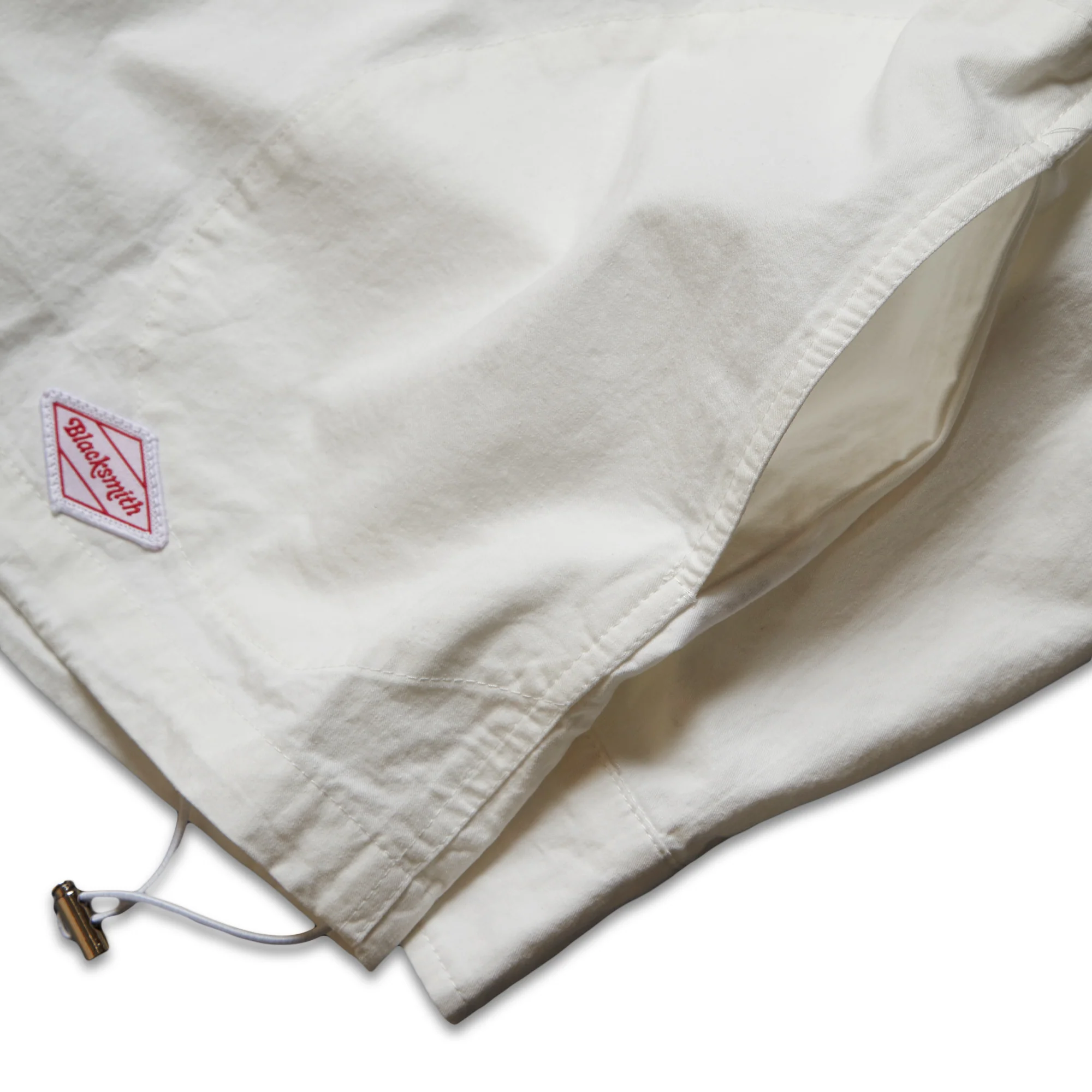 Blacksmith - Washed Popover Shirt - White - Image 2