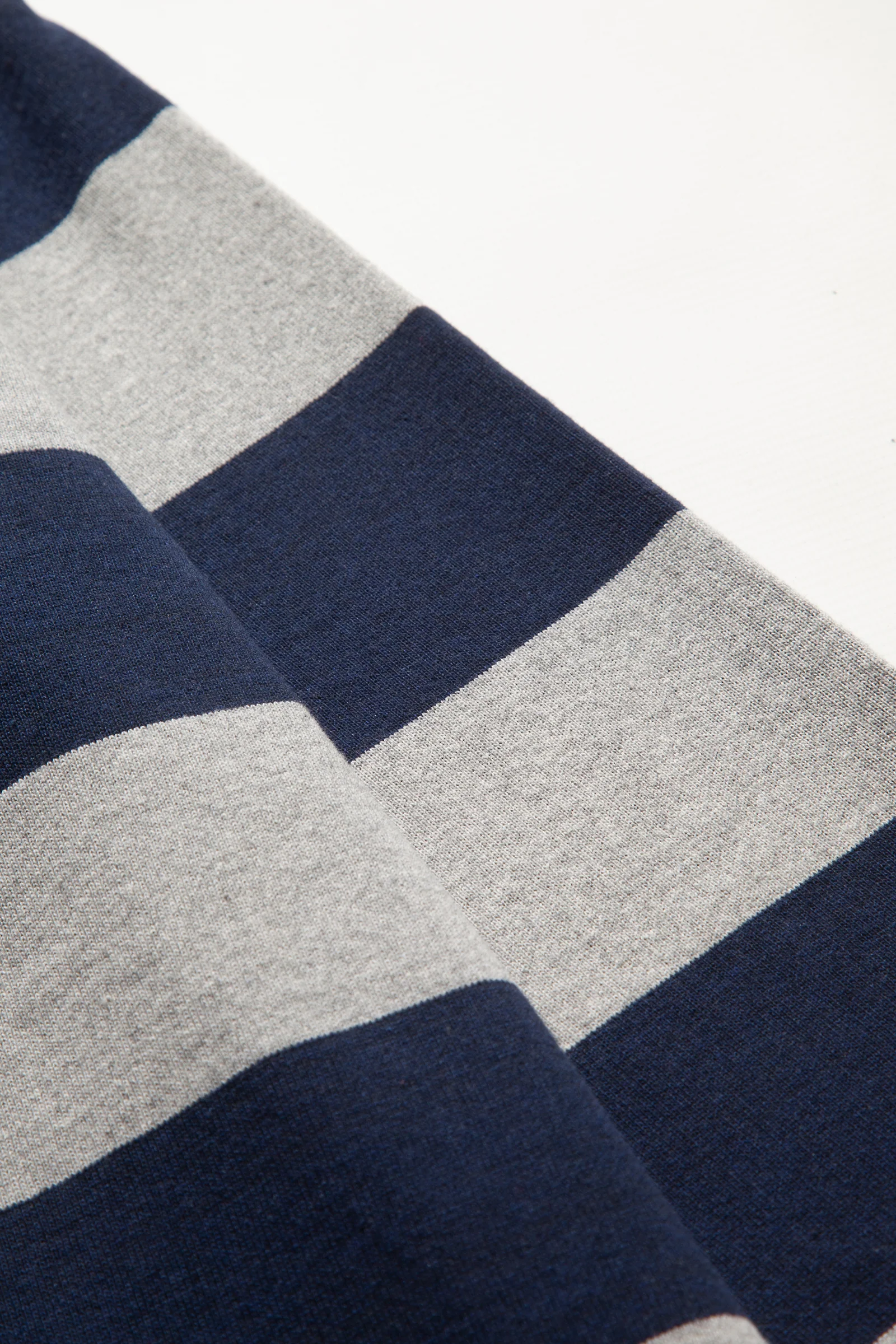Blacksmith - Yarn Dye Striped Rugby - Grey/Navy - Image 5