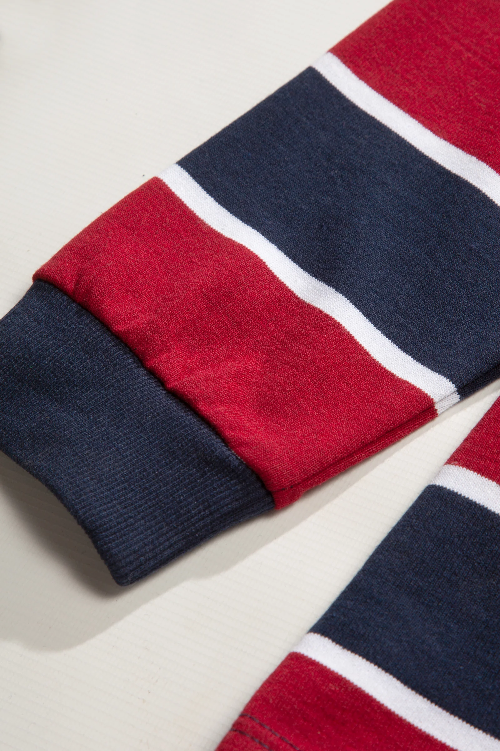 Blacksmith - Yarn Dye Striped Rugby - Red/Navy - Image 5