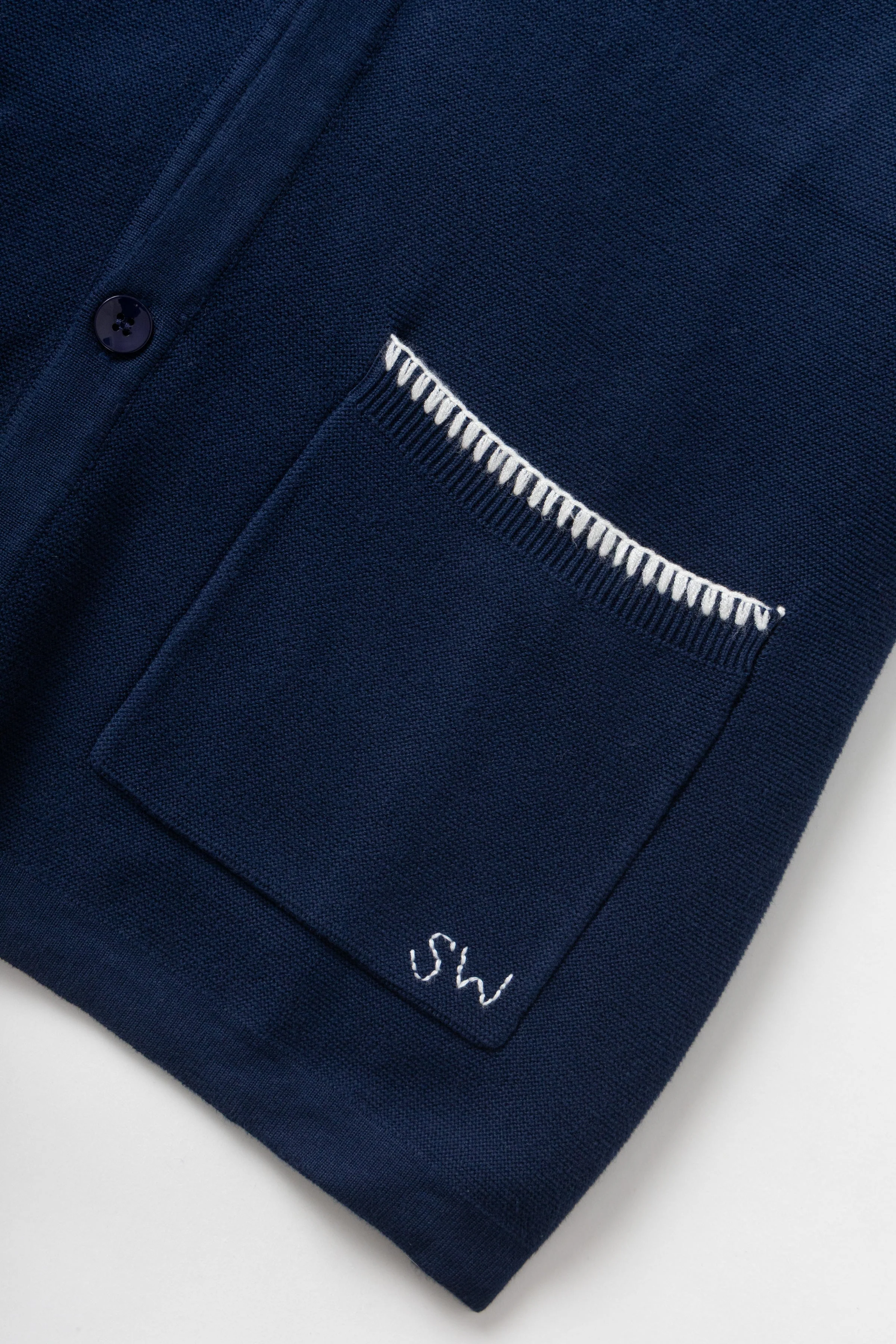 Service Works - Blanket Stitch Knit - Navy - Image 5