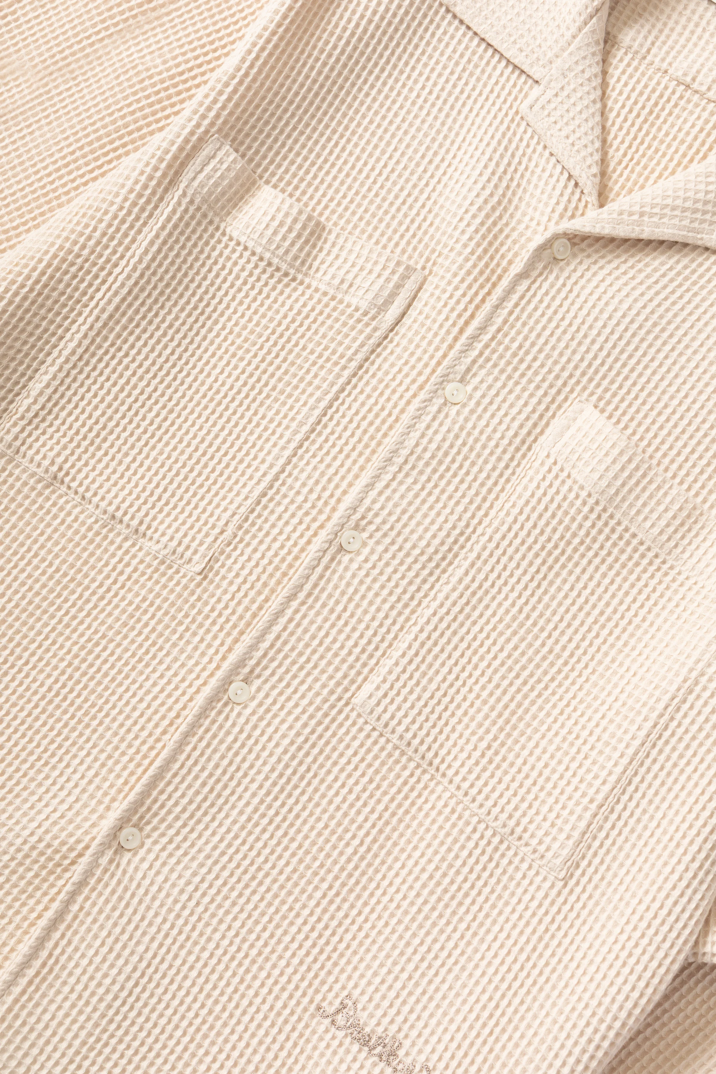 Brotherwolf - Buckley Long Sleeve Shirt - Cream - Image 5