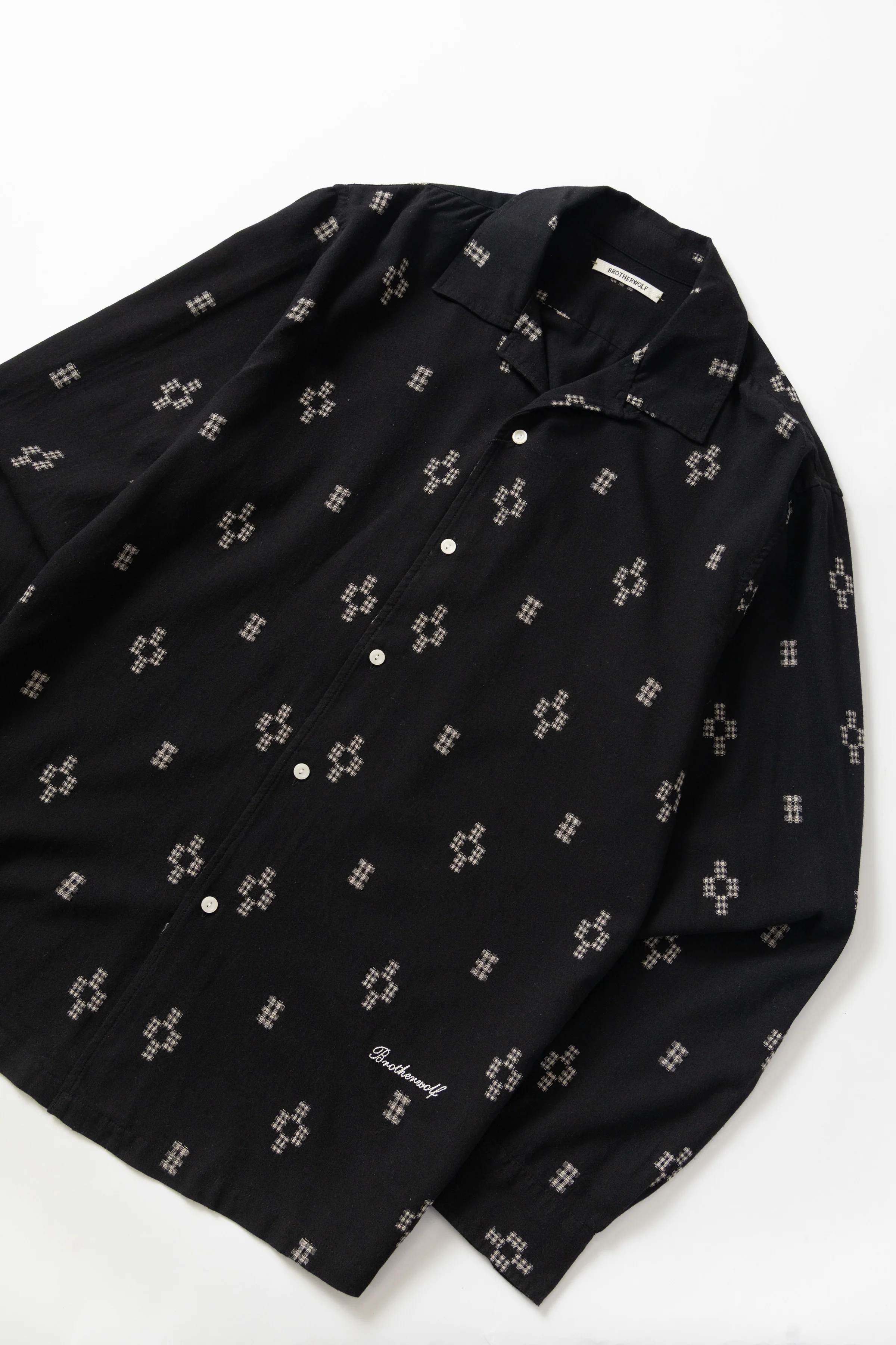 Brotherwolf - Kelp Long Sleeve Shirt - Black - Image 4