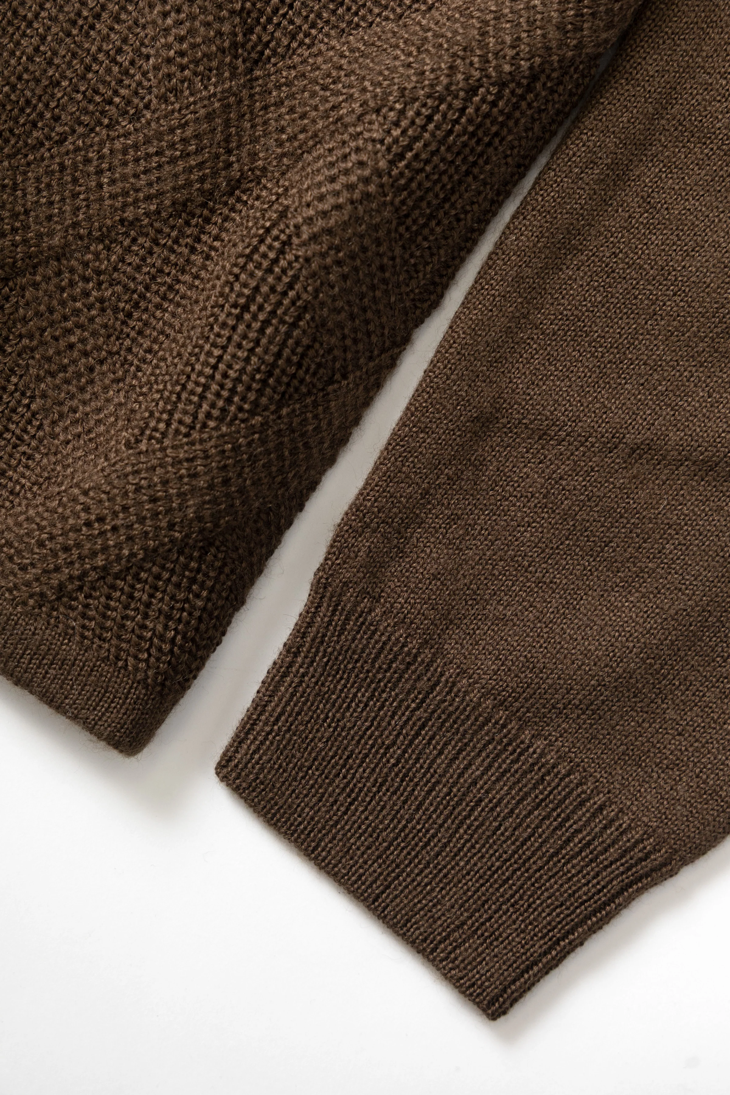 Brotherwolf - Plaid Knit - Brown - Image 6