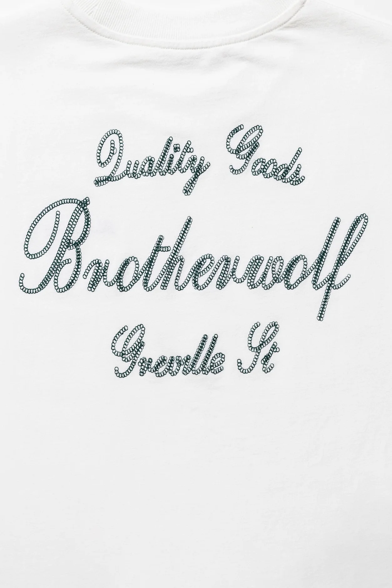 Brotherwolf - Quality Goods Tee - Off White - Image 4