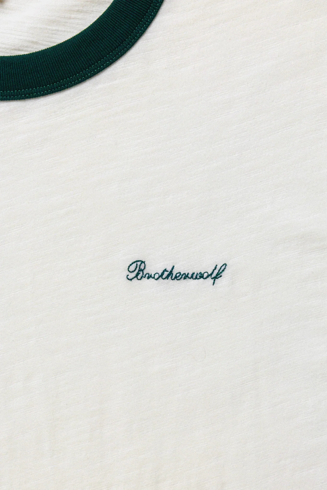 Brotherwolf - Ringer Tee - Off White - Image 3