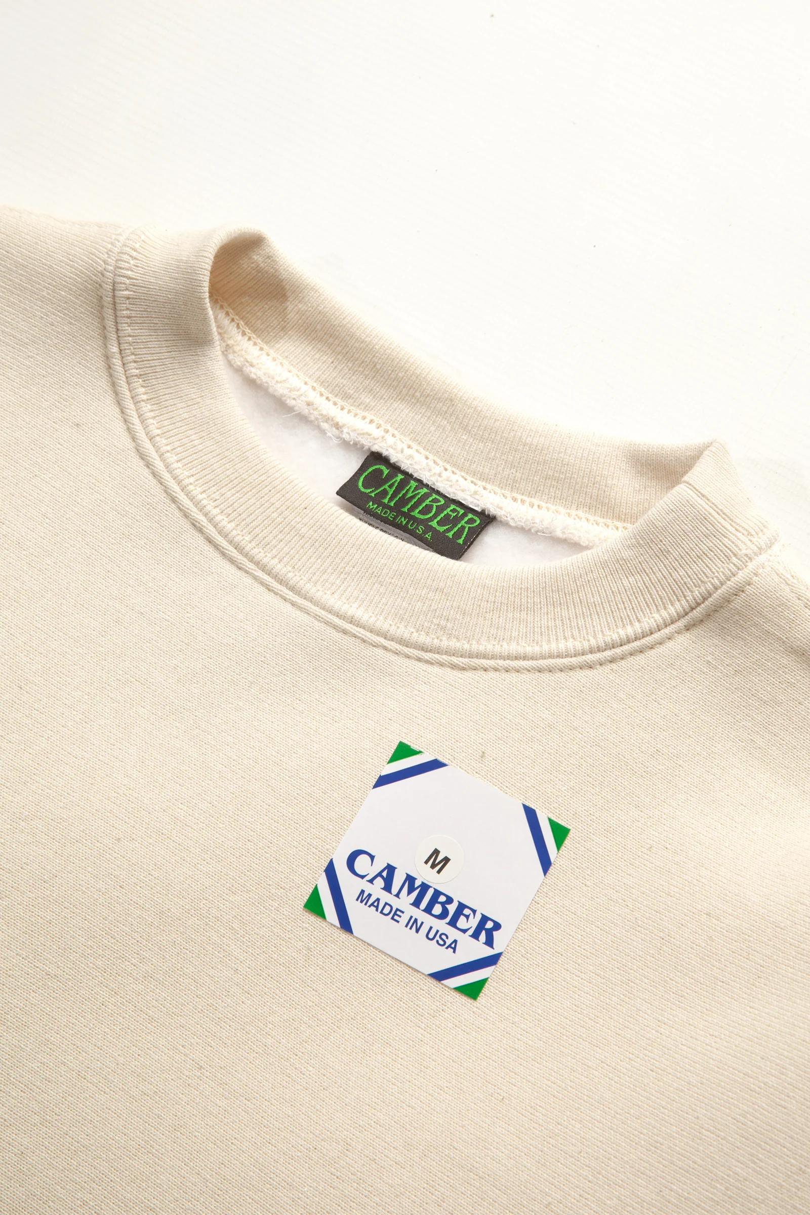 Camber USA - 234 12oz Crewneck - Natural - Image 2