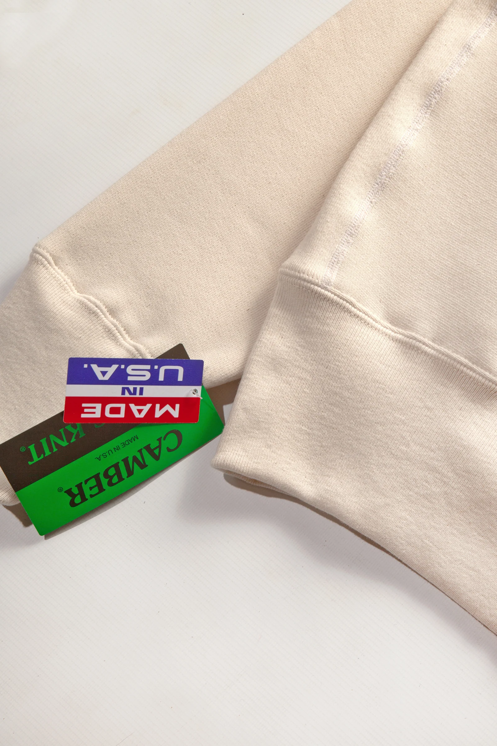 Camber USA - 234 12oz Crewneck - Natural - Image 3