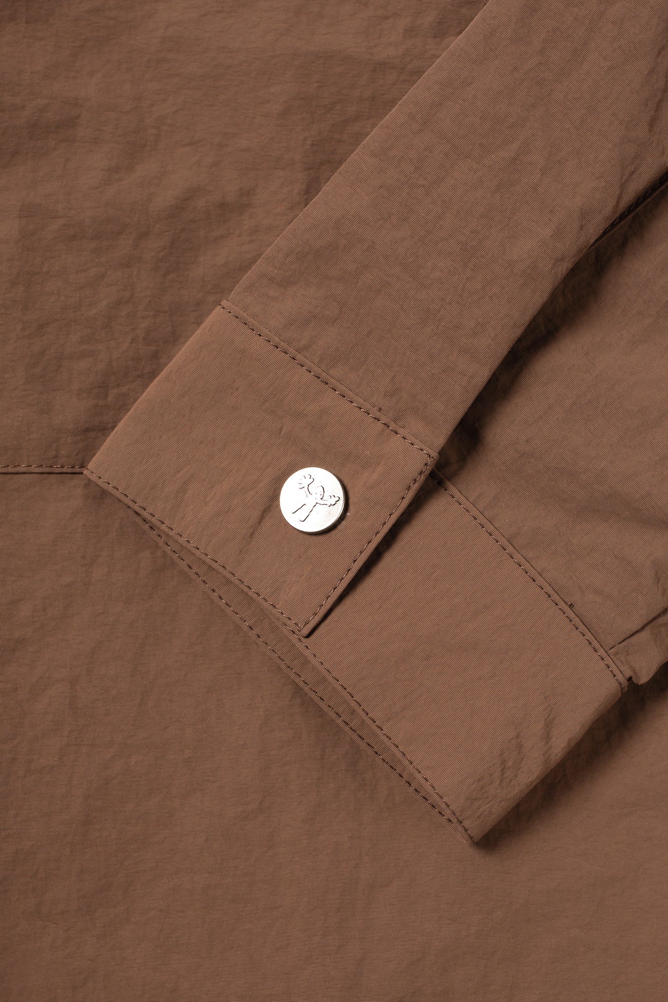 Candice - Air Nylon Shirt Jacket - Brown - Image 3