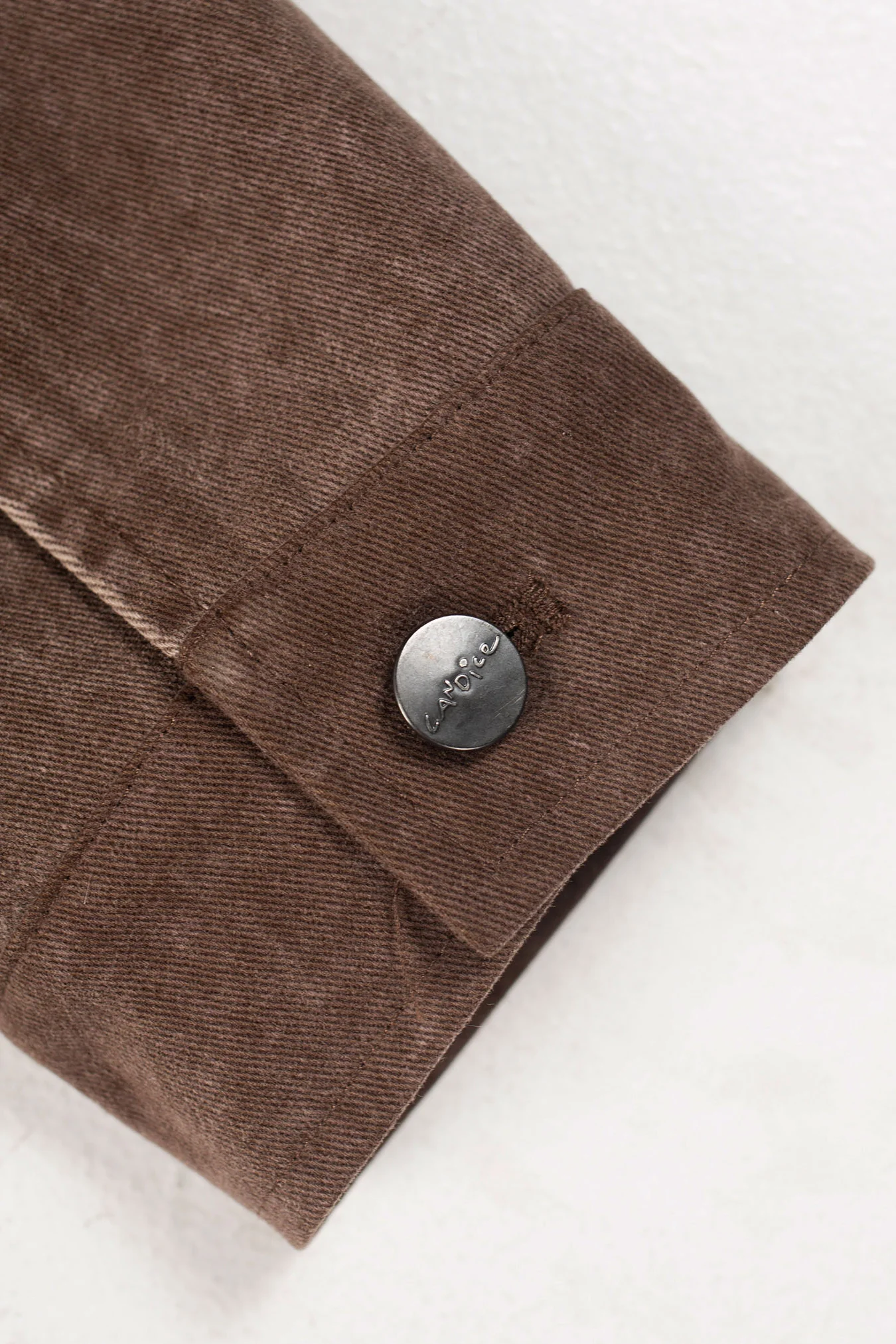 Candice - Earth Washed Jacket - Brown - Image 7
