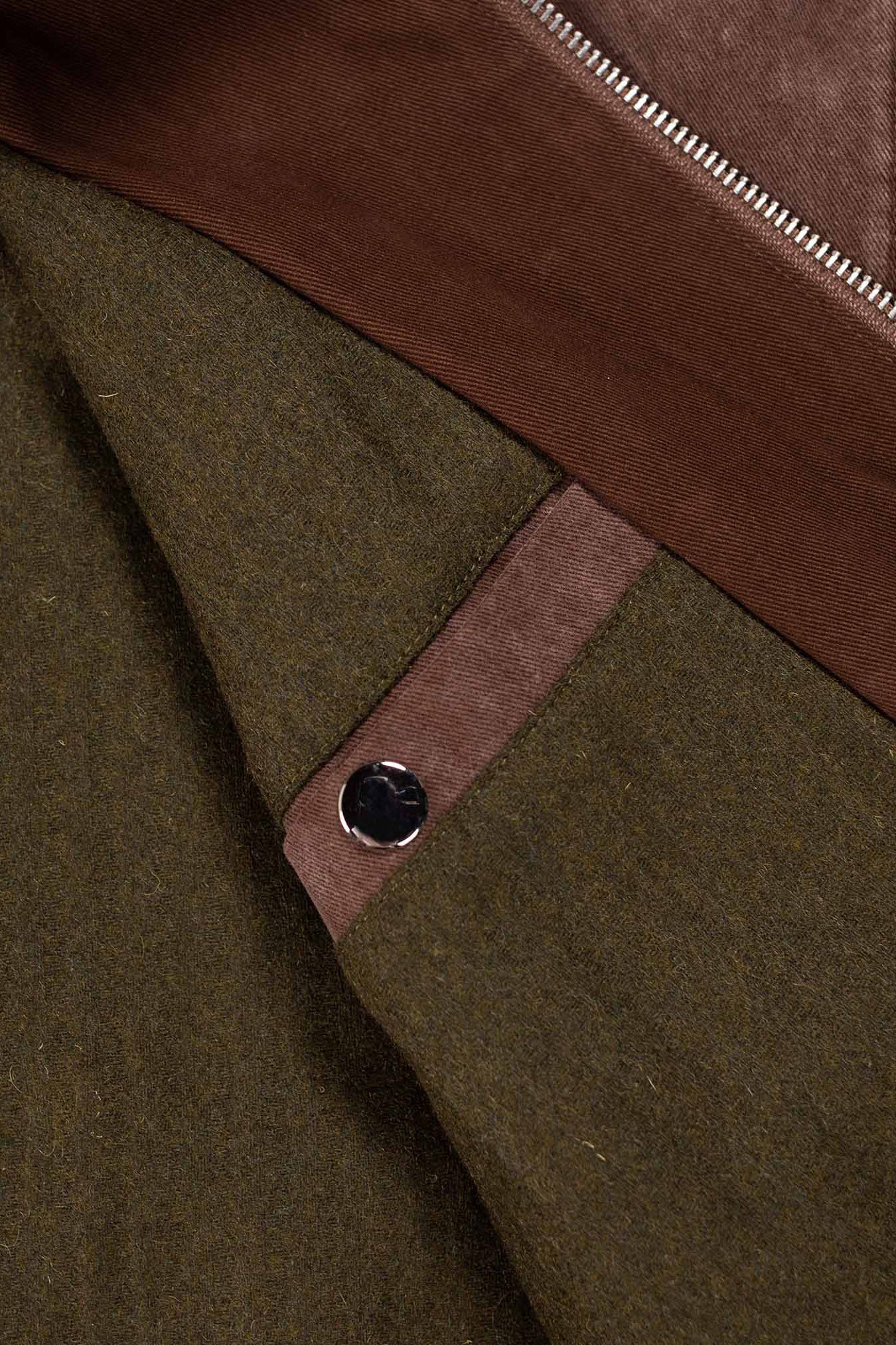 Candice - Earth Washed Jacket - Brown - Image 8
