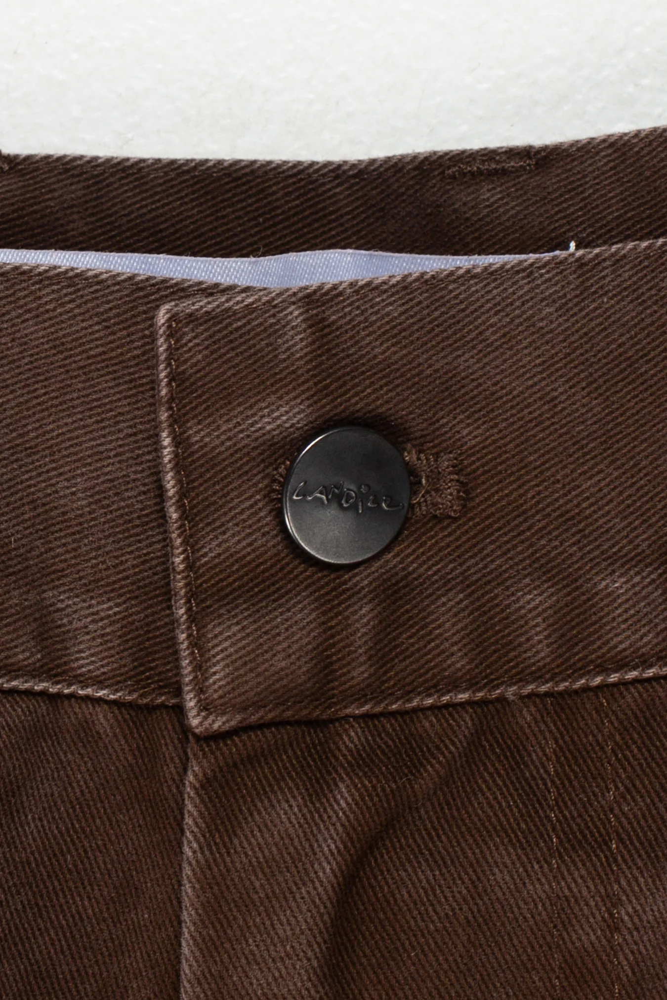 Candice - Earth Washed Pleated Pants - Brown - Image 4