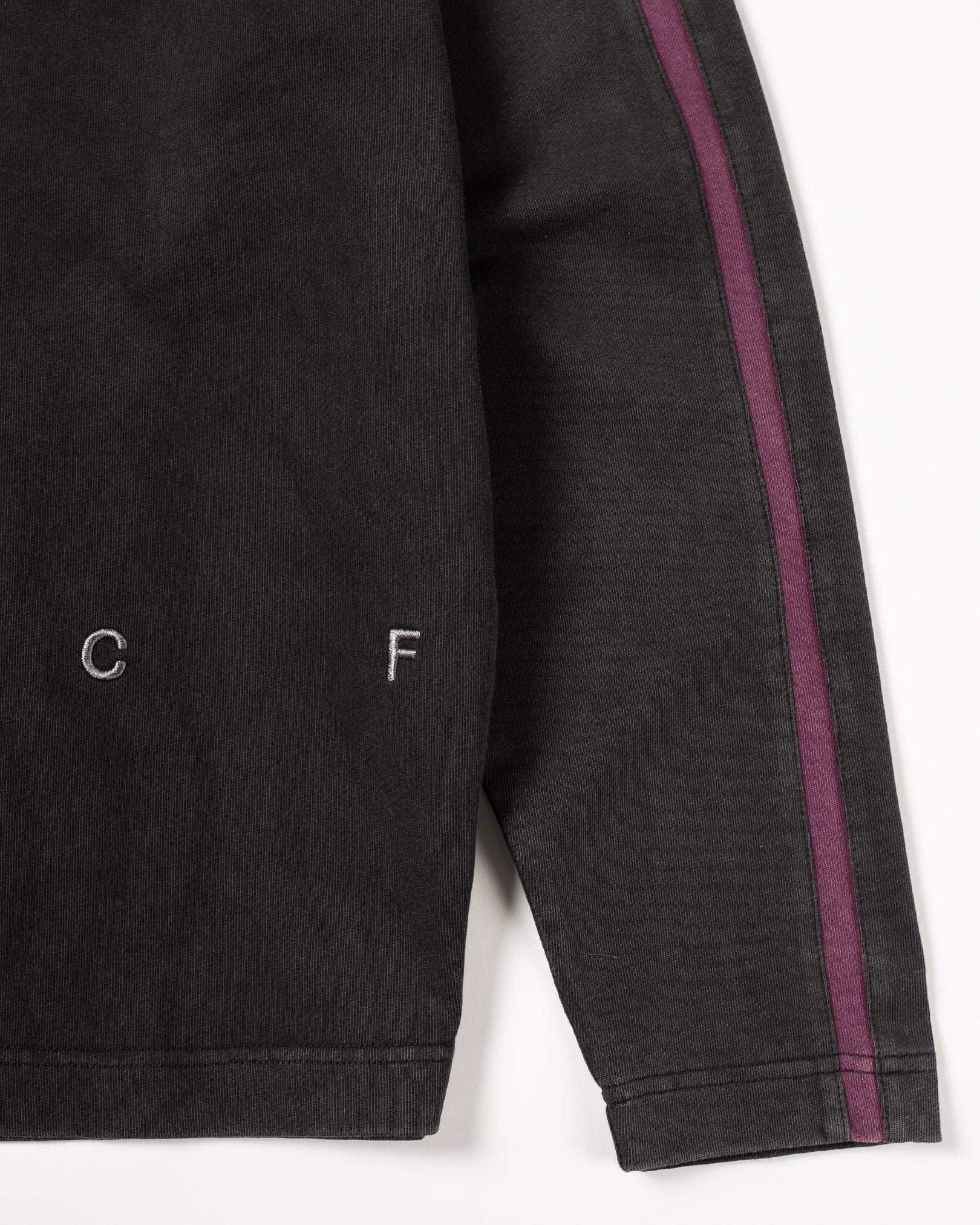 Candice - Racer Long Sleeve Tee - Black - Image 3