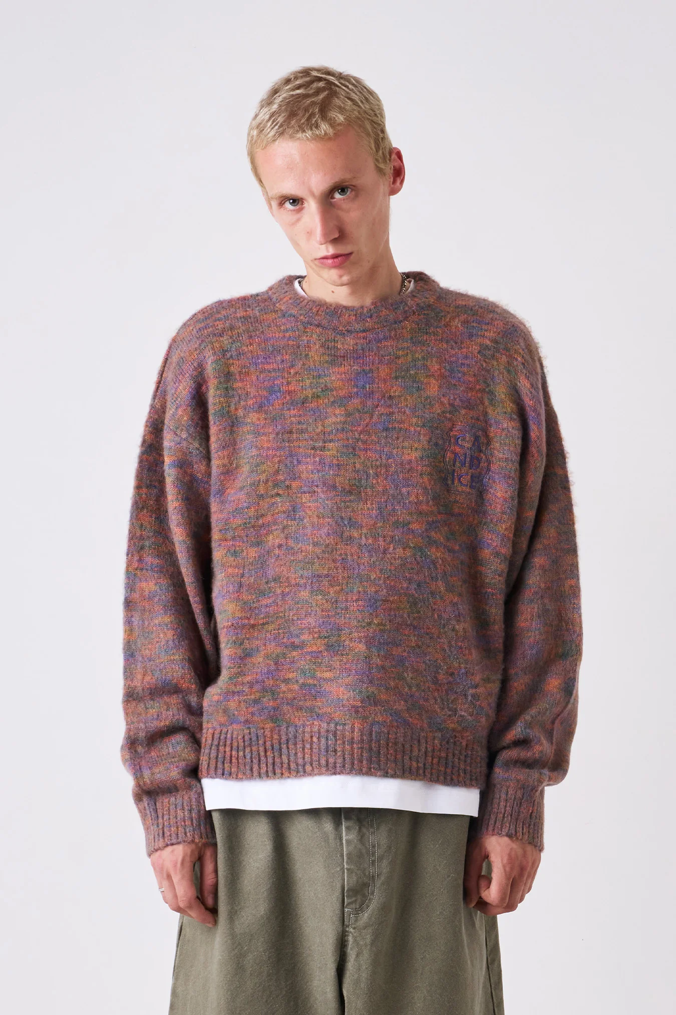 Candice - Rainbow Mohair Sweater - Multi - Image 2