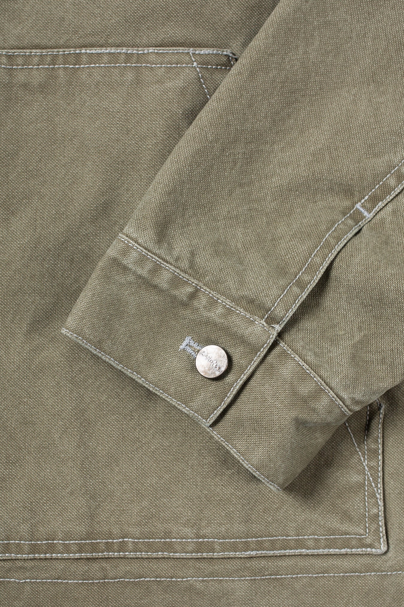 Candice - Washed Prospect Jacket - Sage - Image 6