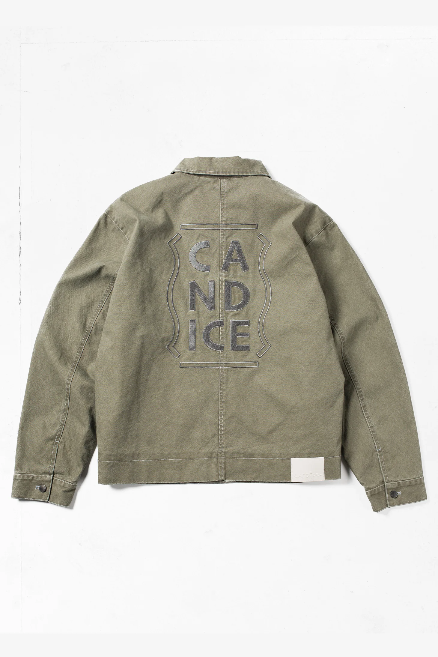 Candice - Washed Prospect Jacket - Sage - Image 8
