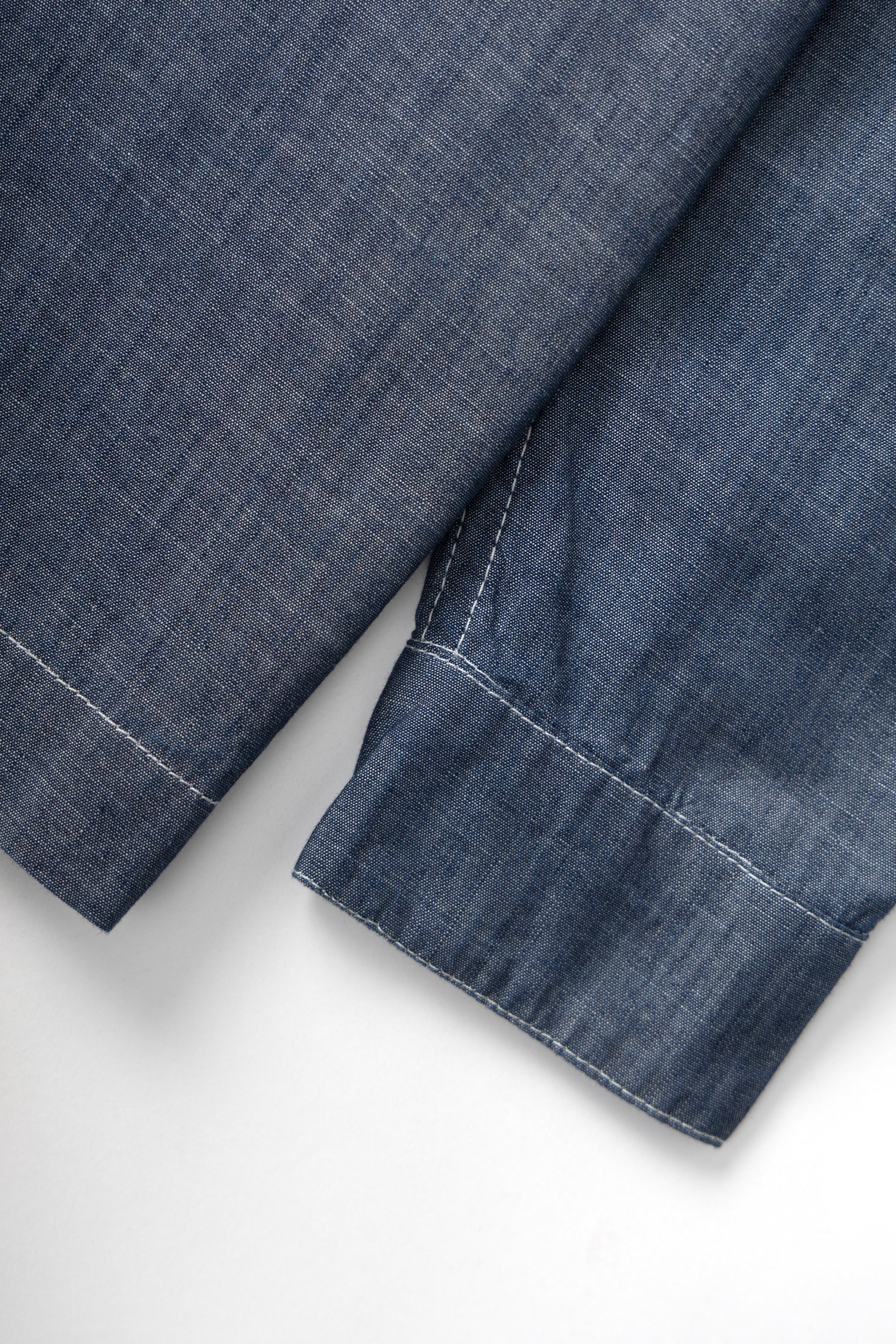 Service Works - Chambray Resort Shirt - Dark Blue - Image 5