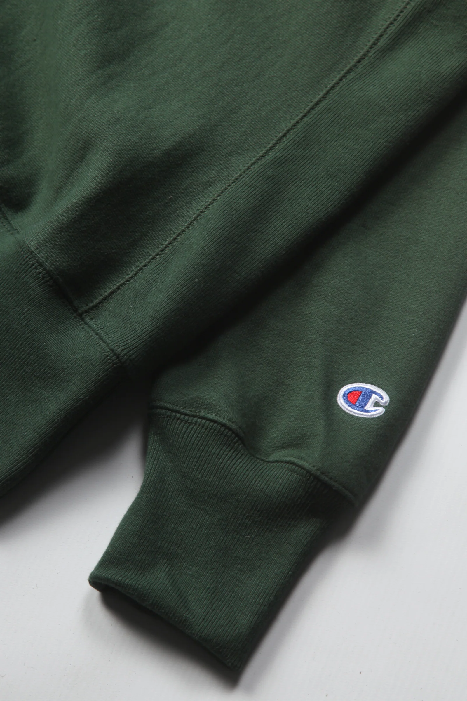 Champion - 12oz USA Reverse Weave Crewneck - Forest Green - Image 4